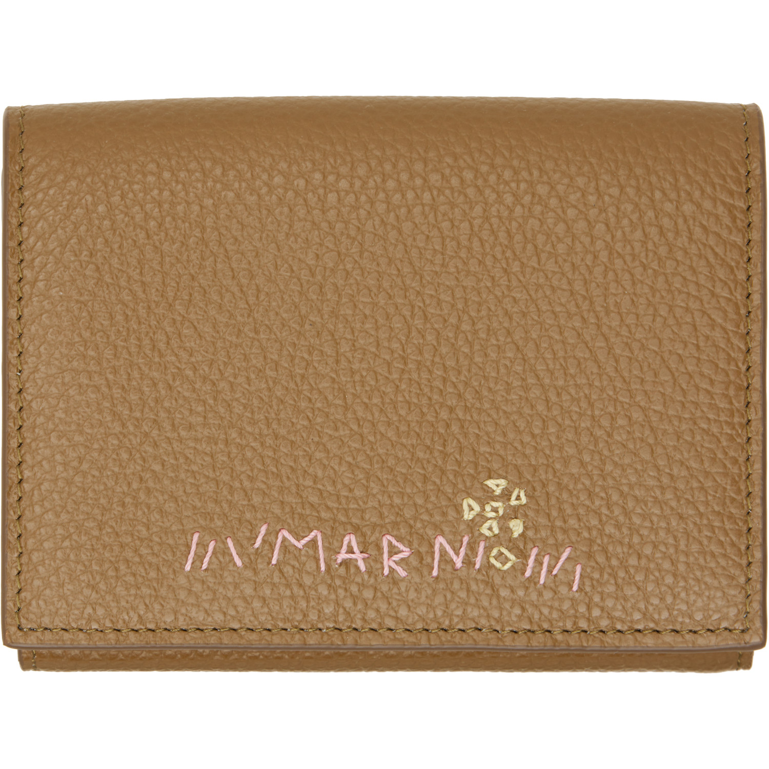 Marni Khaki Trifold Wallet