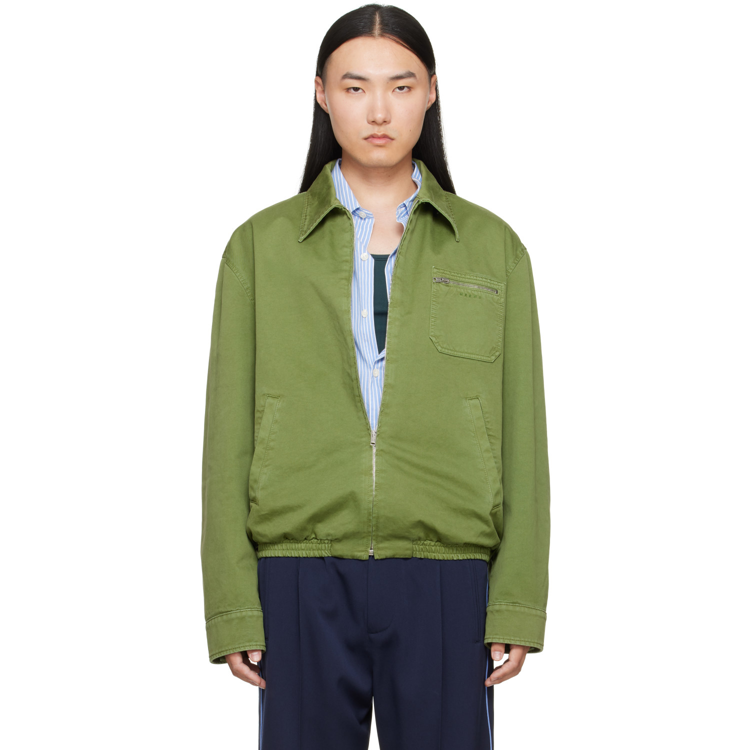 Marni Green Zip Jacket