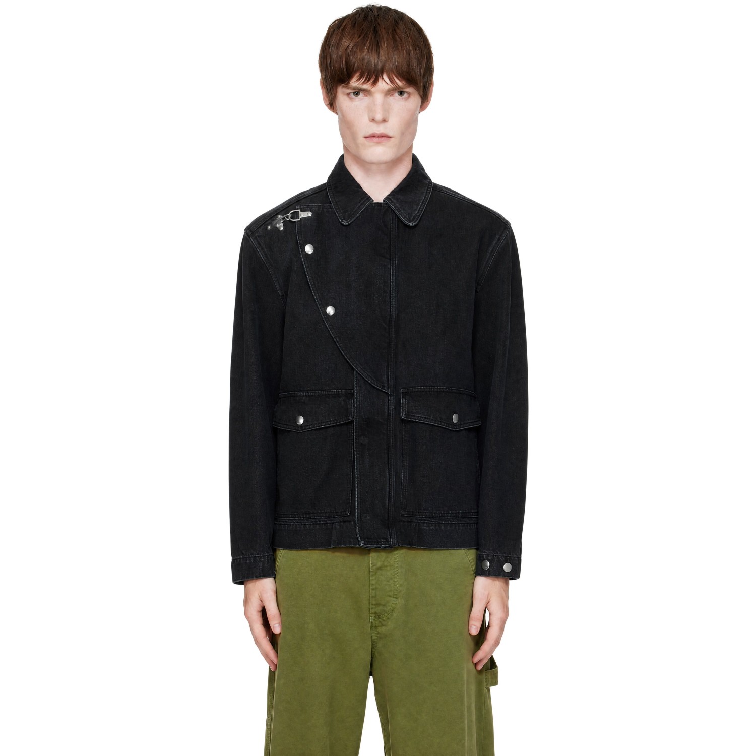 Marni Black Bull Denim Jacket