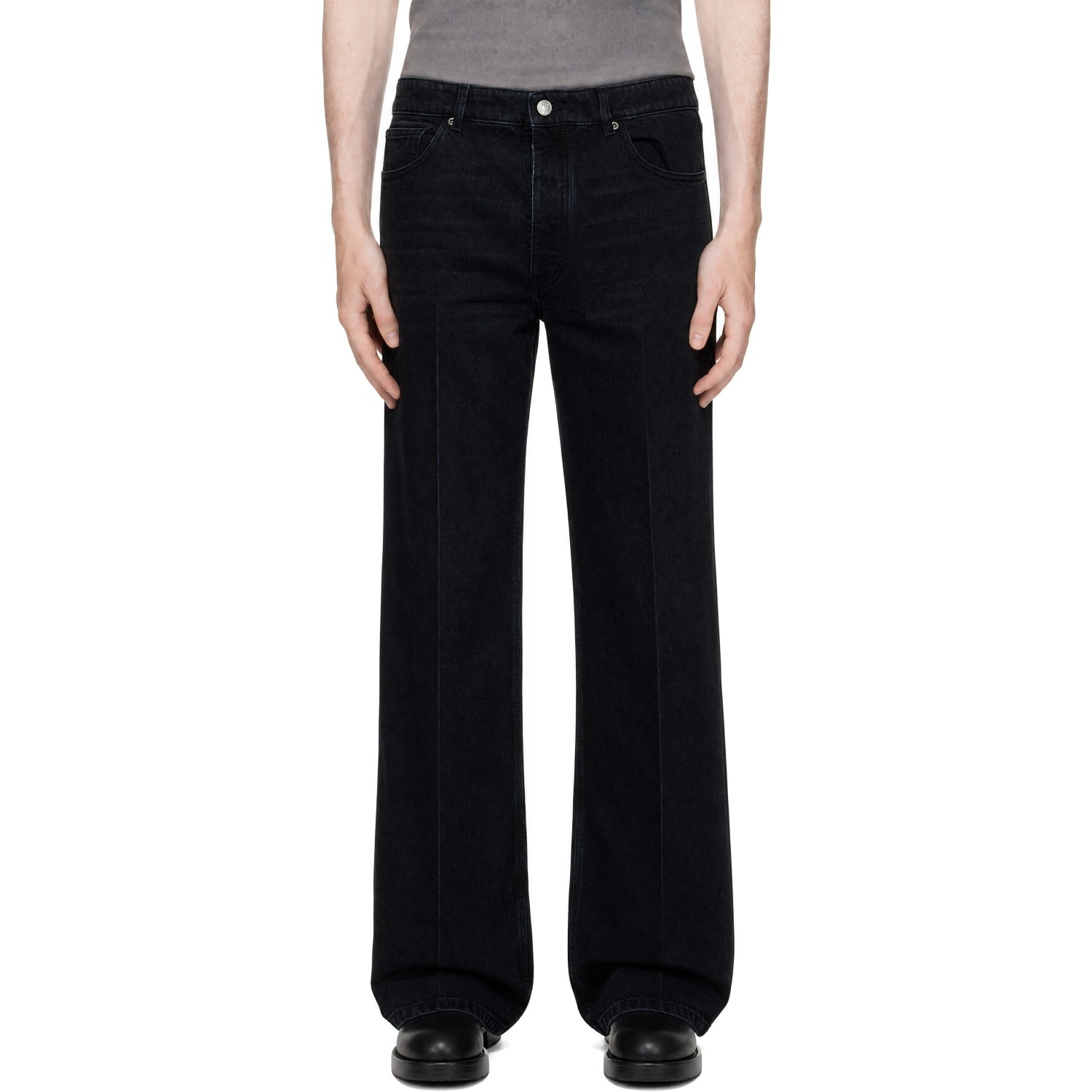 Marni Black Creased Jeans