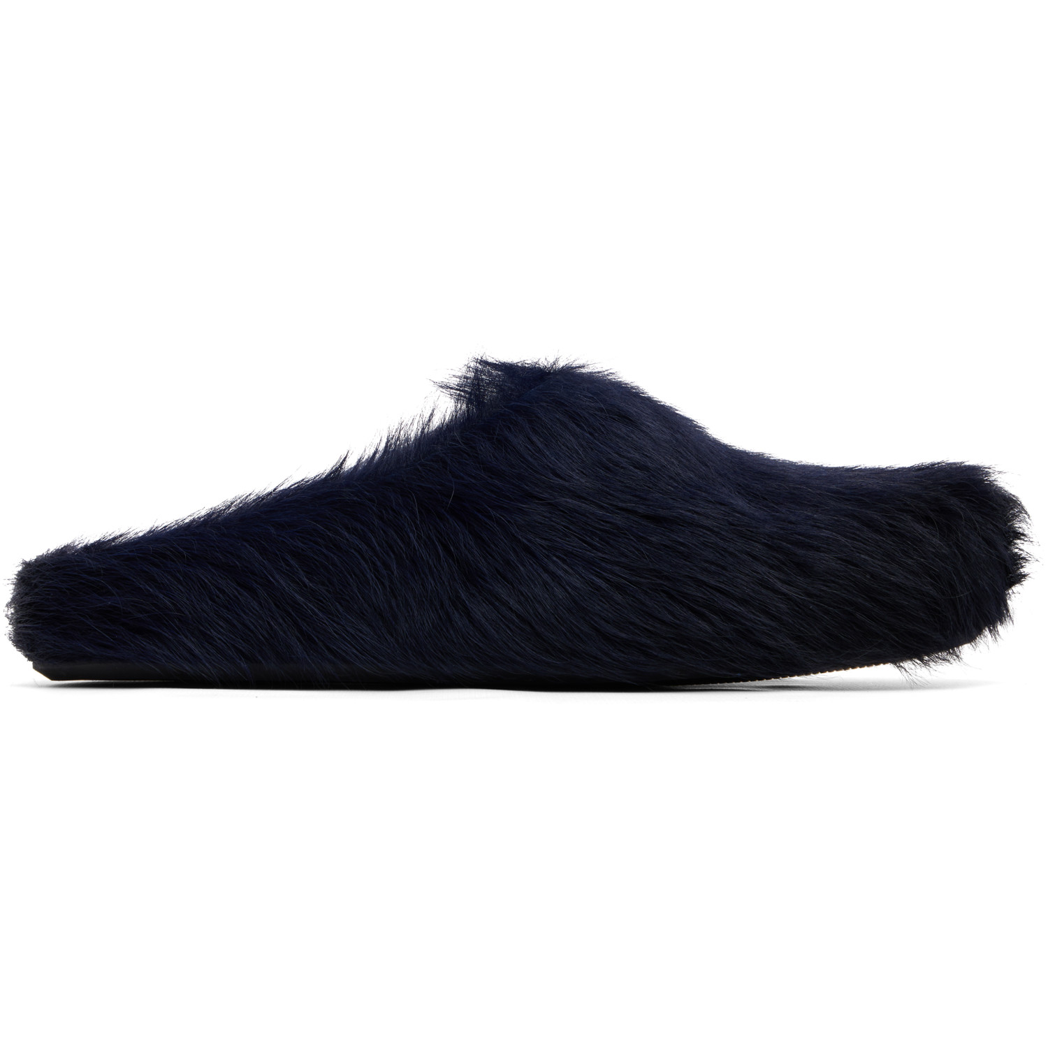 Marni Navy Fussbett Sabot Slip-on Loafers