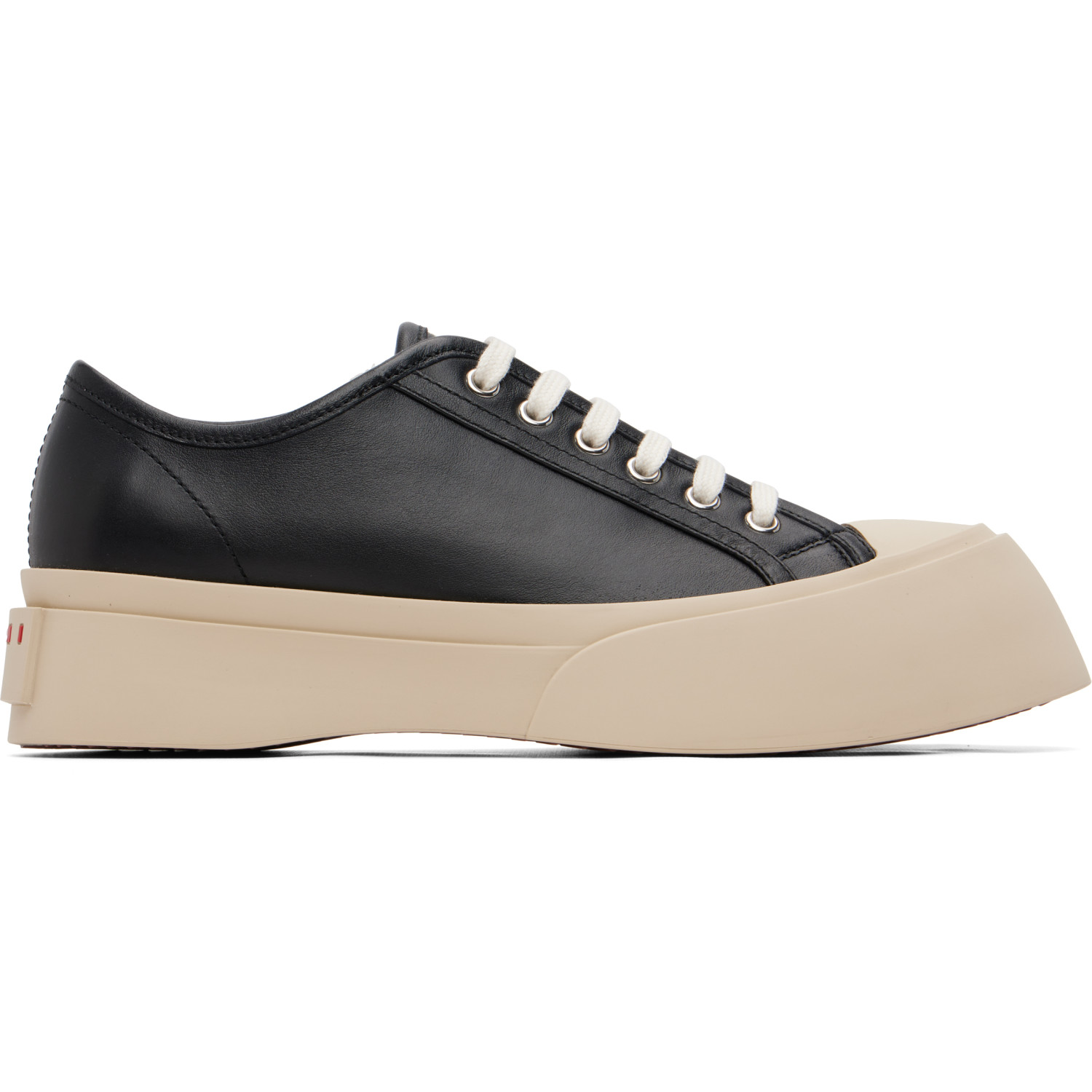 Marni Black Nappa Leather Pablo Sneakers