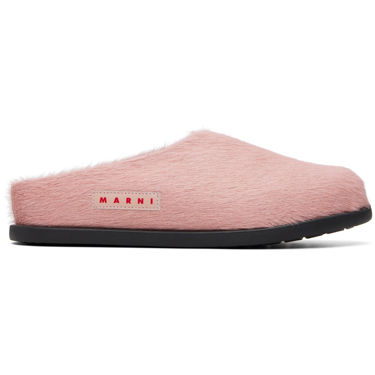Marni Little Kids Pink Fussbett Sabot Slip-on Loafers
