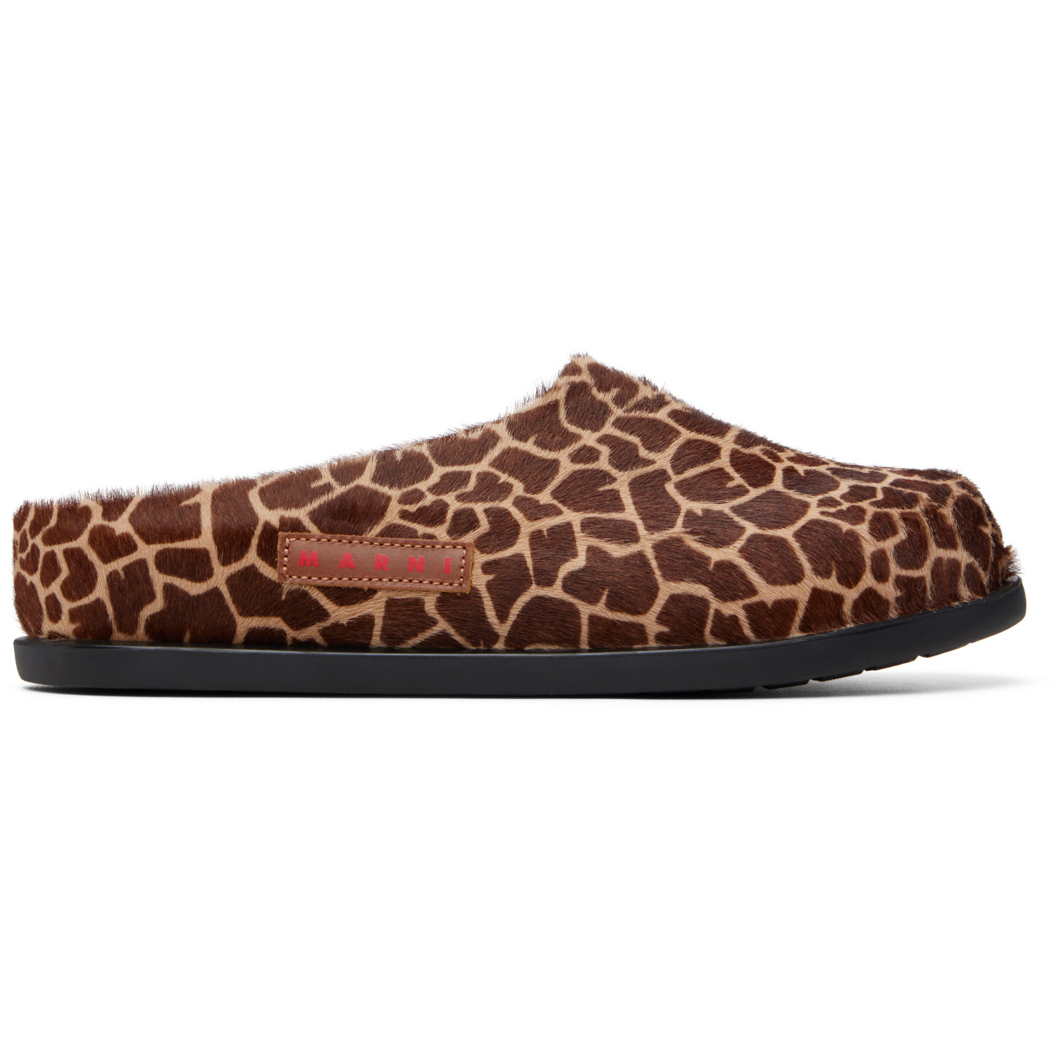 Marni SSENSE Exclusive Big Kids Brown Fussbett Sabot Slip-on Loafers