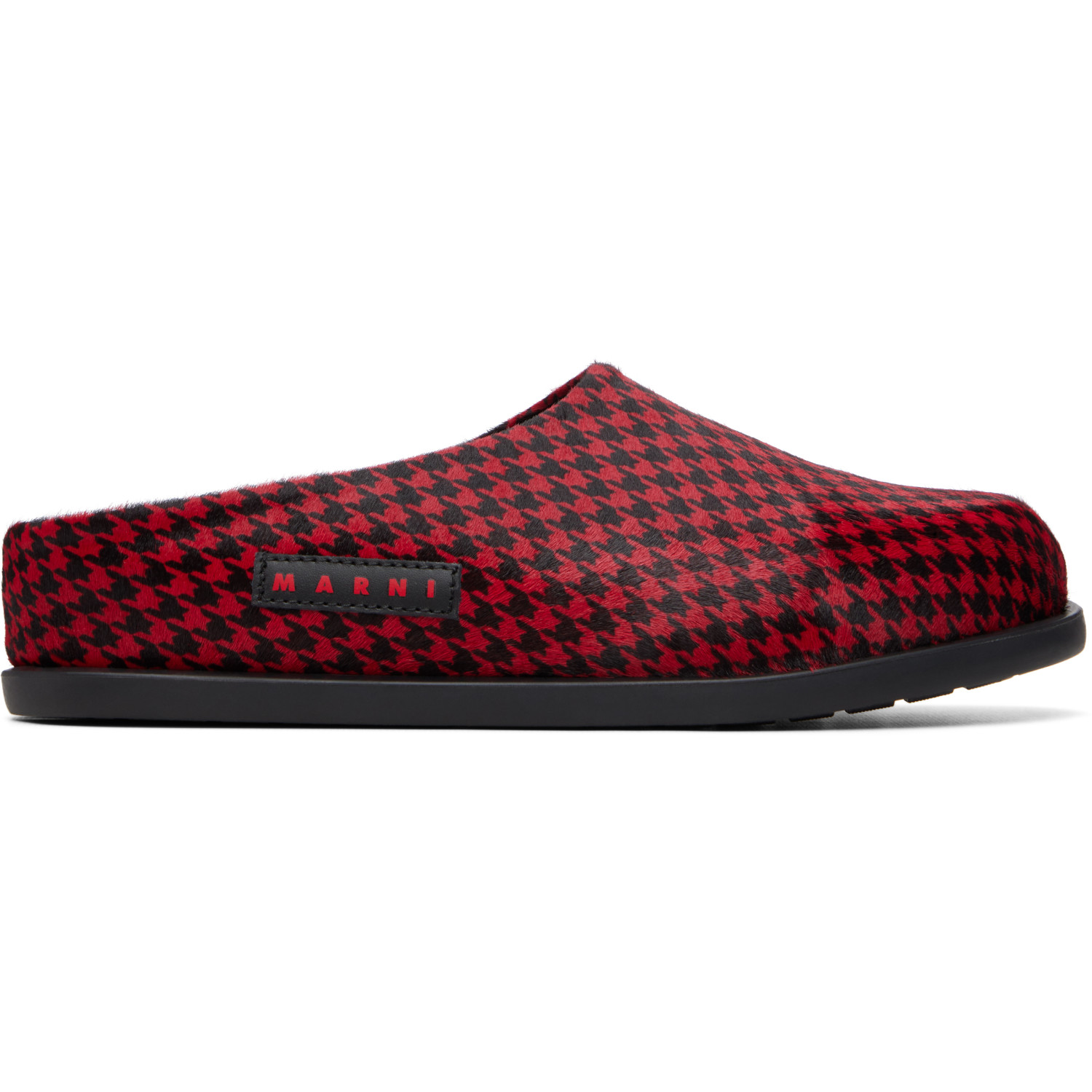 Marni SSENSE Exclusive Big Kids Red Fussbett Sabot Slip-on Loafers