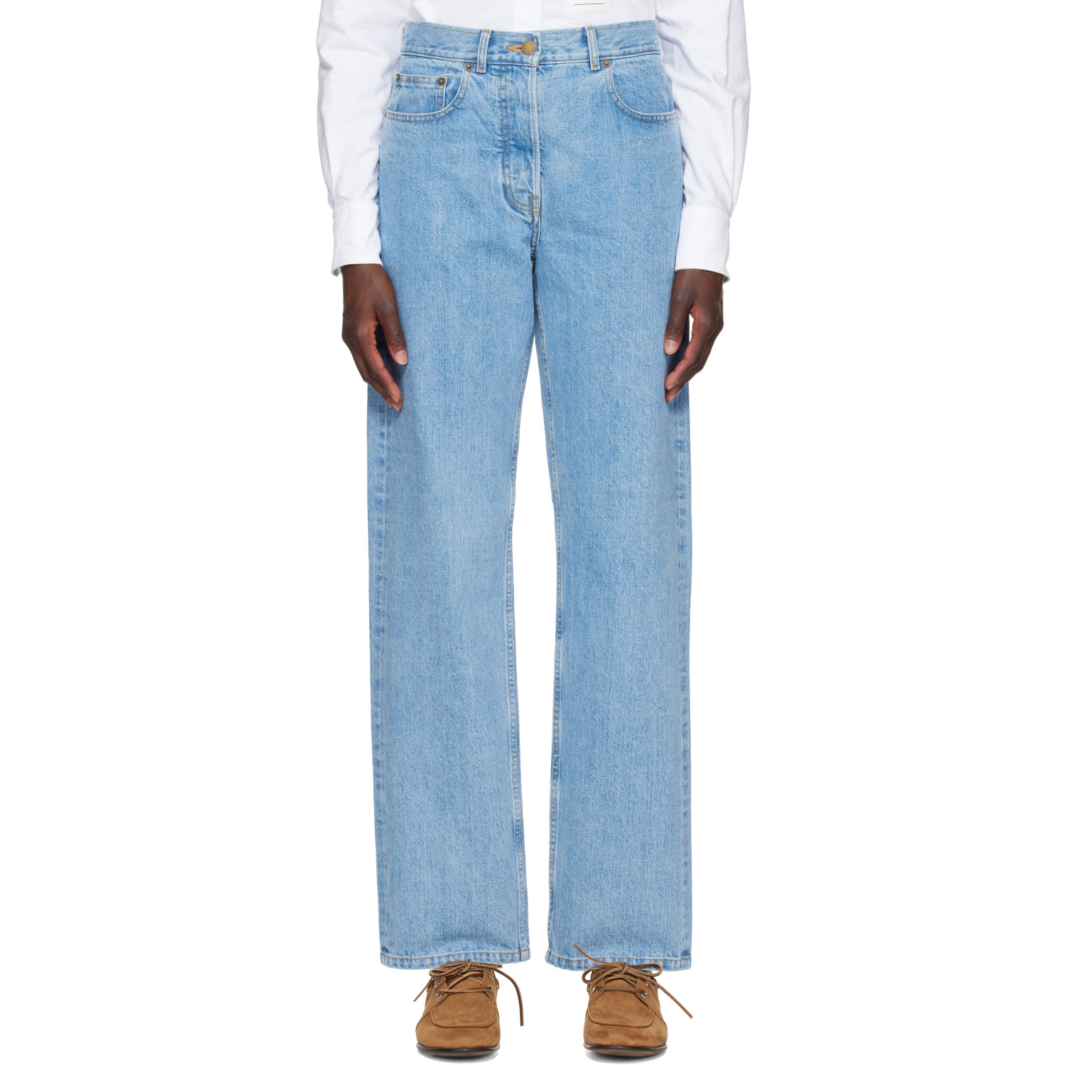 Thom Browne Blue Selvedge Denim Jeans
