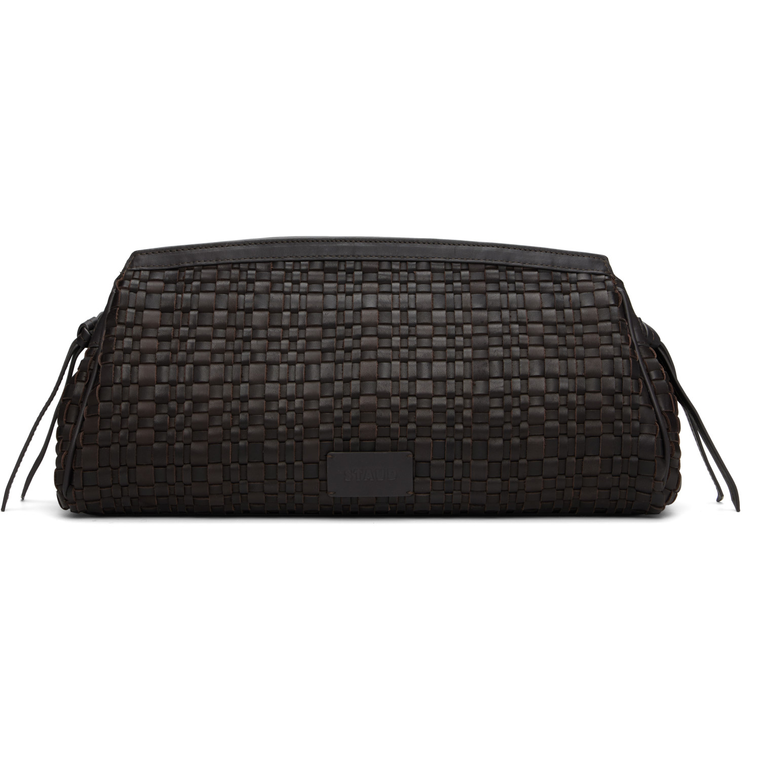 Staud Brown Maude Soft Clutch