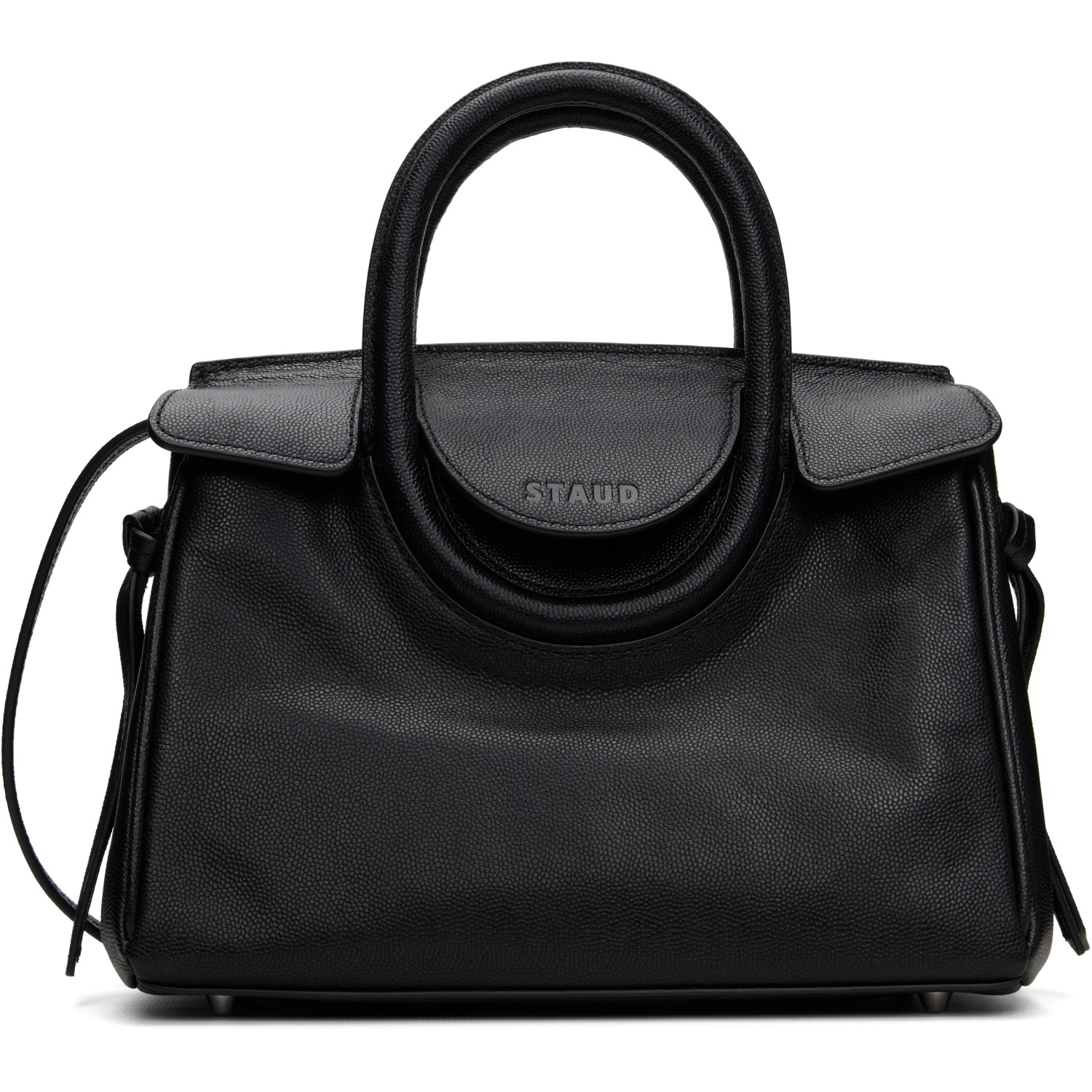 Staud Black Maude Mini Carryall Bag