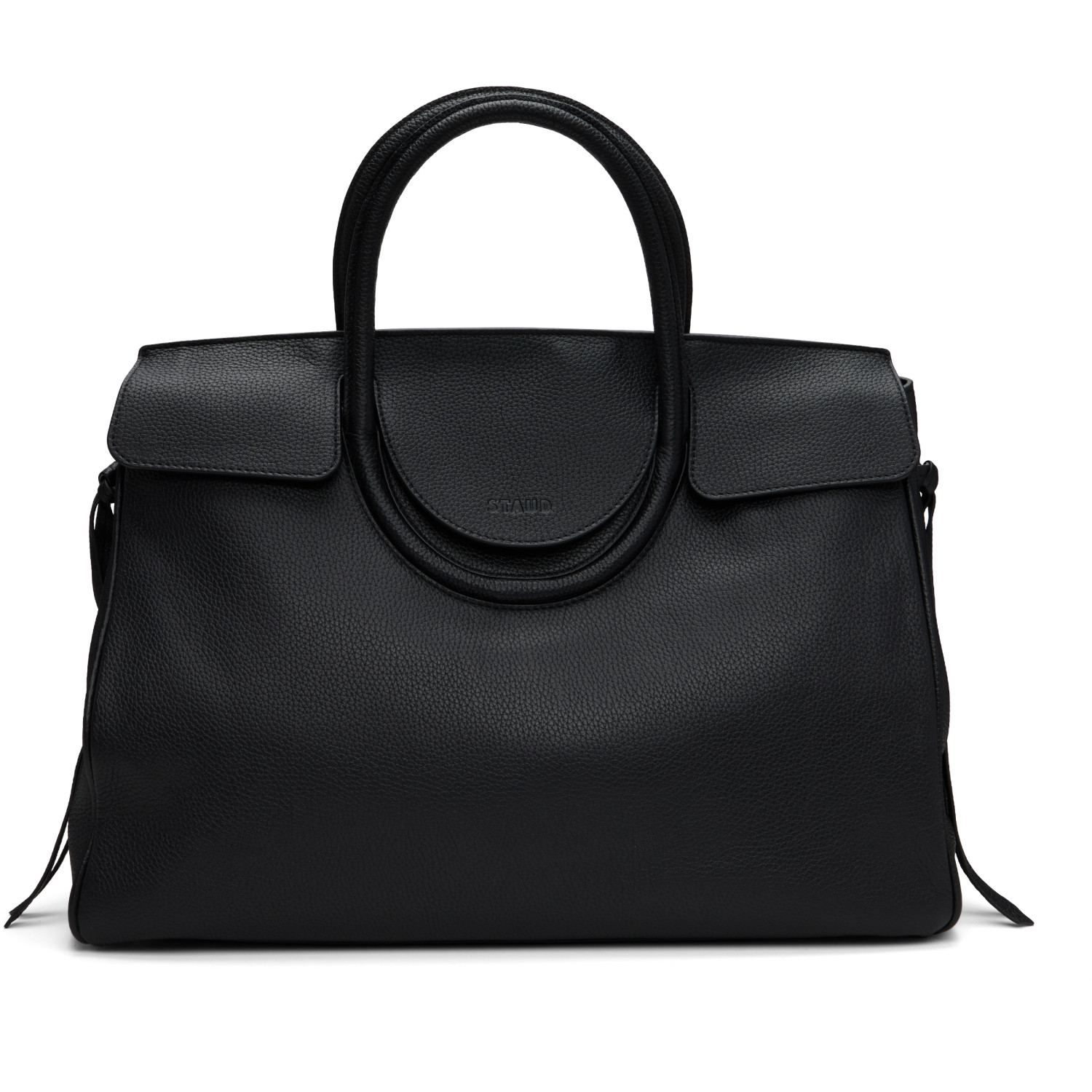 Staud Black Maude Carryall Tote
