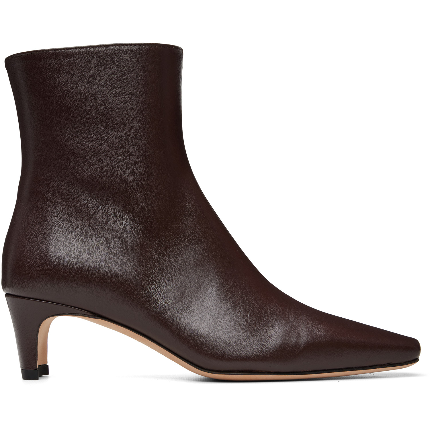 Staud Brown Wally Ankle Boots