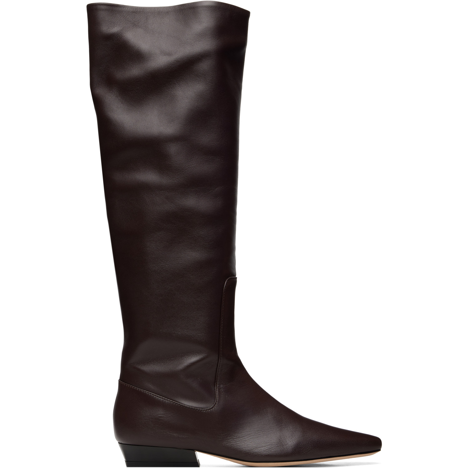 Staud Brown Wally Flat Tall Boots