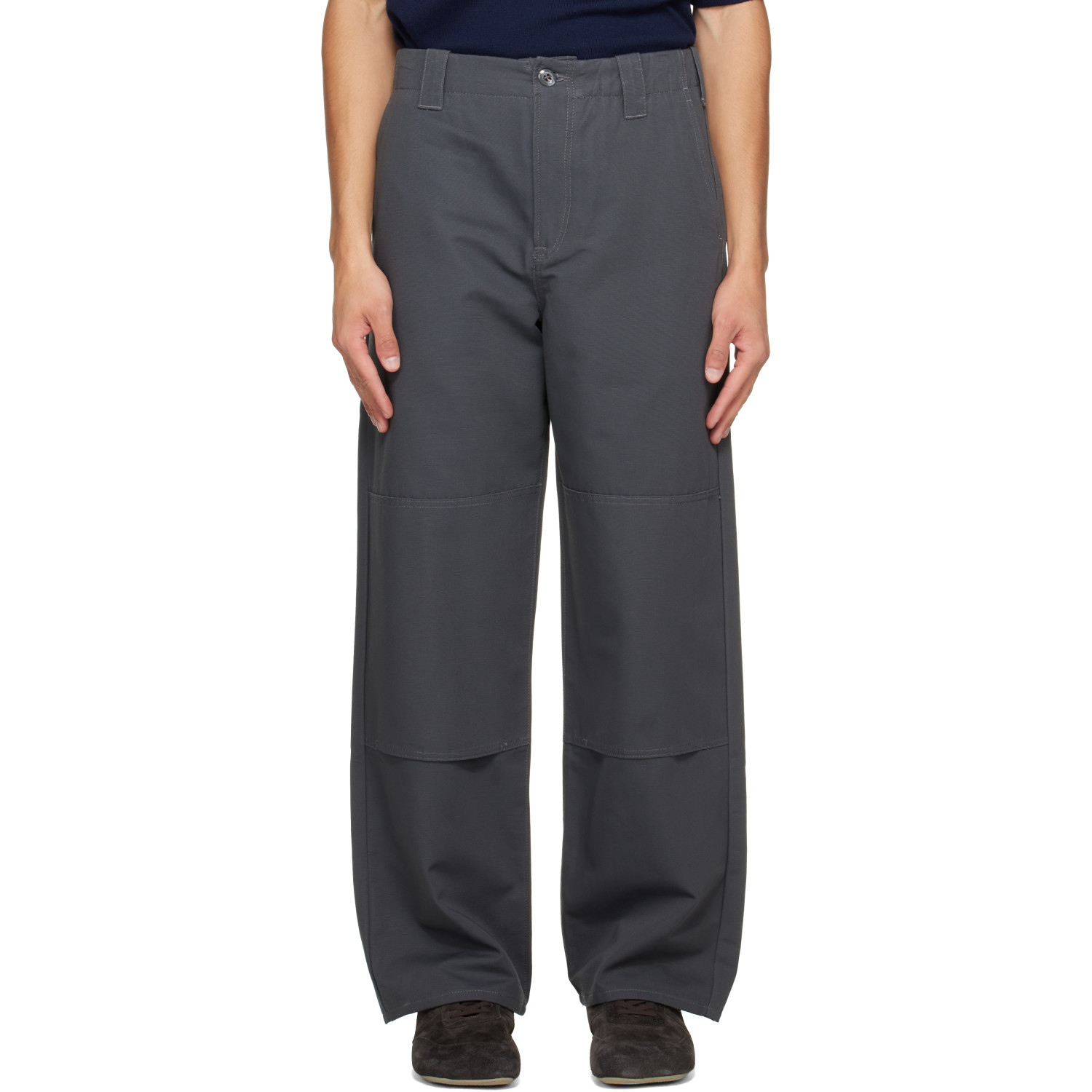 Kenzo Gray Kenzo Paris Double Knee Trousers