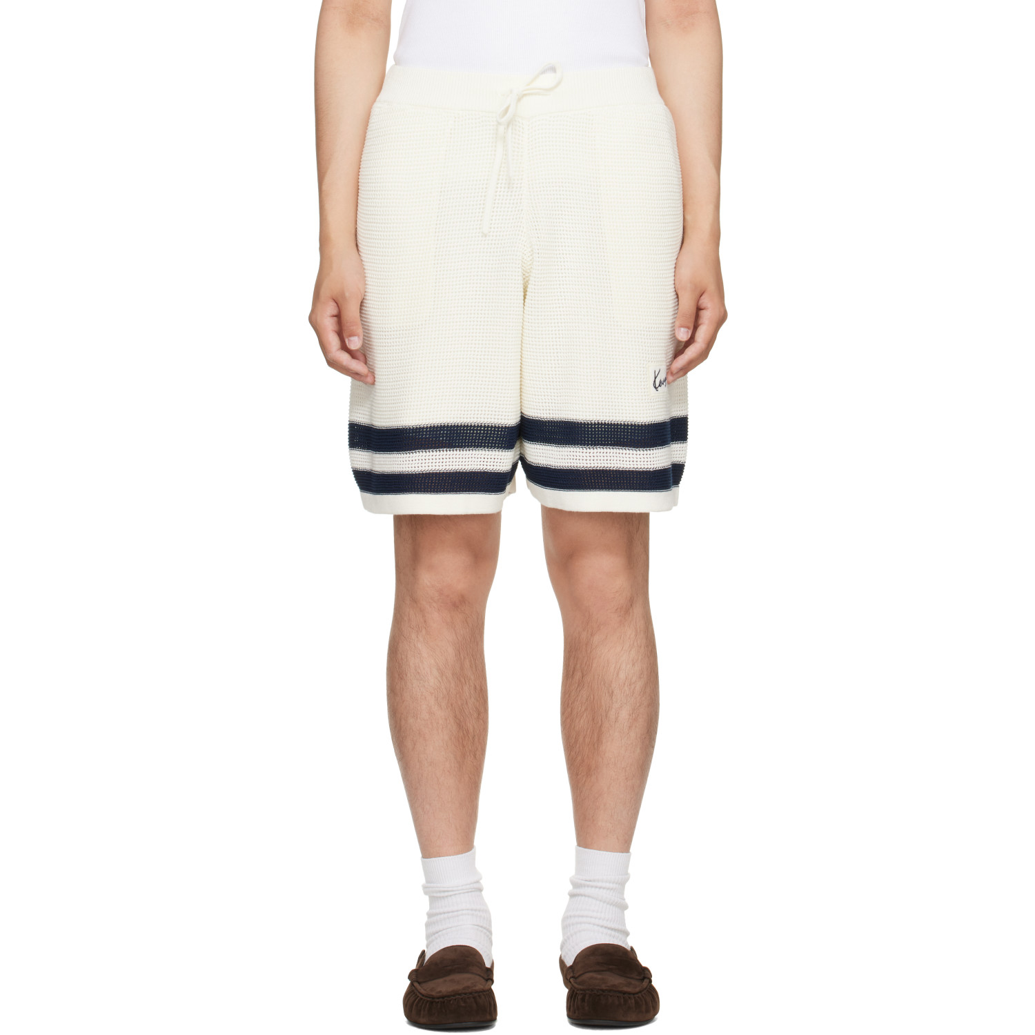 Kenzo Off-White Kenzo Paris Mesh Shorts
