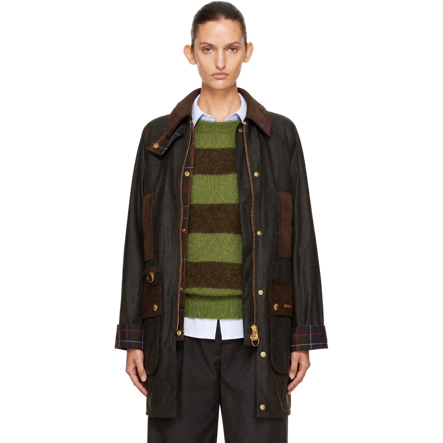 Barbour Brown Icons Modern Beaufort Wax Jacket