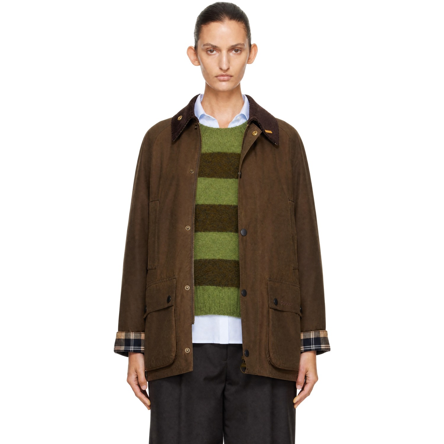 Barbour Brown Icons Bedale Waxed Jacket