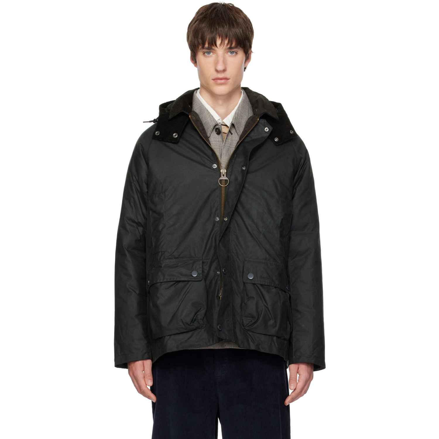 Barbour Green Modern Beaufort Waxed Jacket