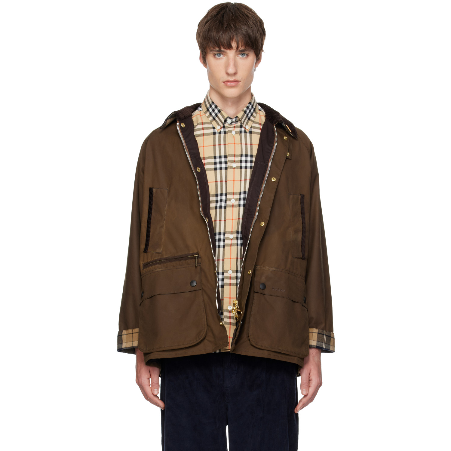 Barbour Brown Icons Bedale Waxed Jacket