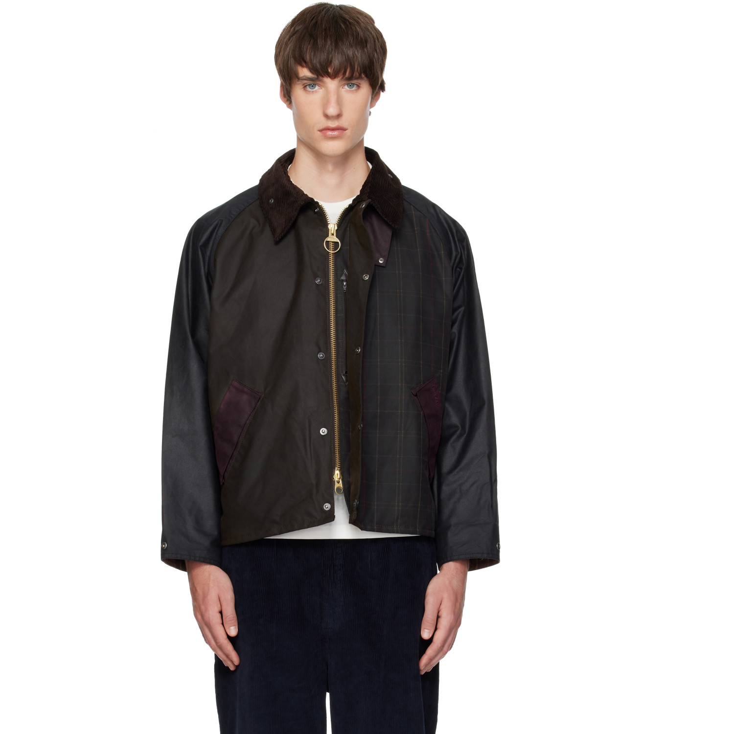 Barbour Multicolor Patchwork Transport Wax Jacket