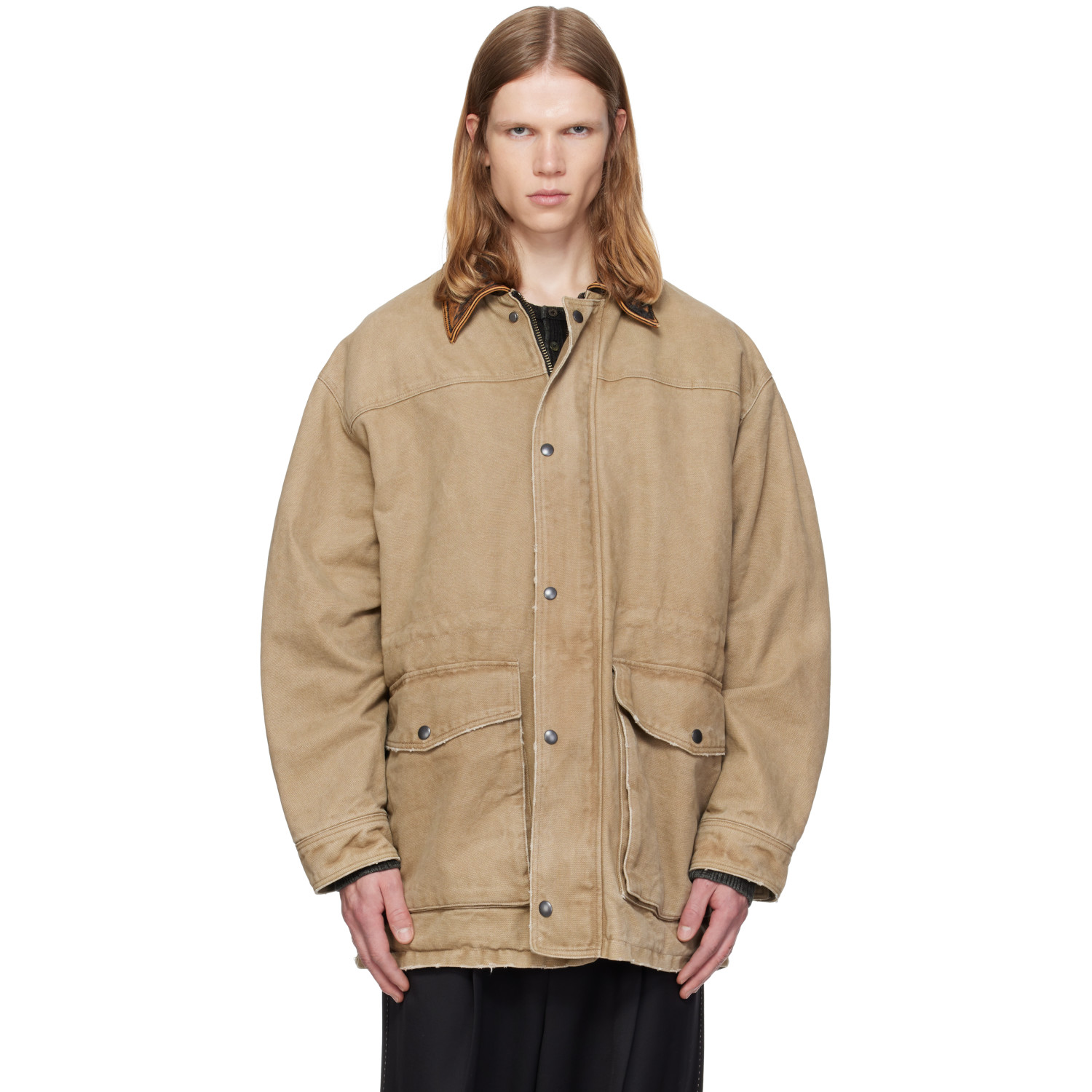 MMIC Beige Closed Form Jacket