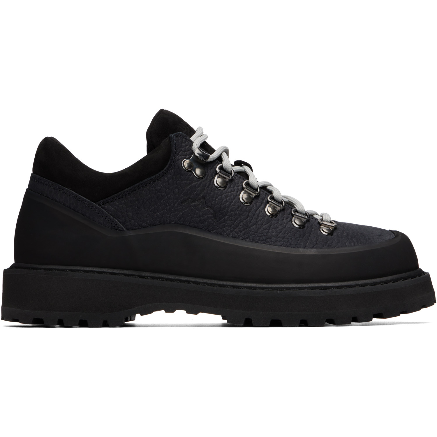 Diemme Black Cornaro Gomma Leather Boots