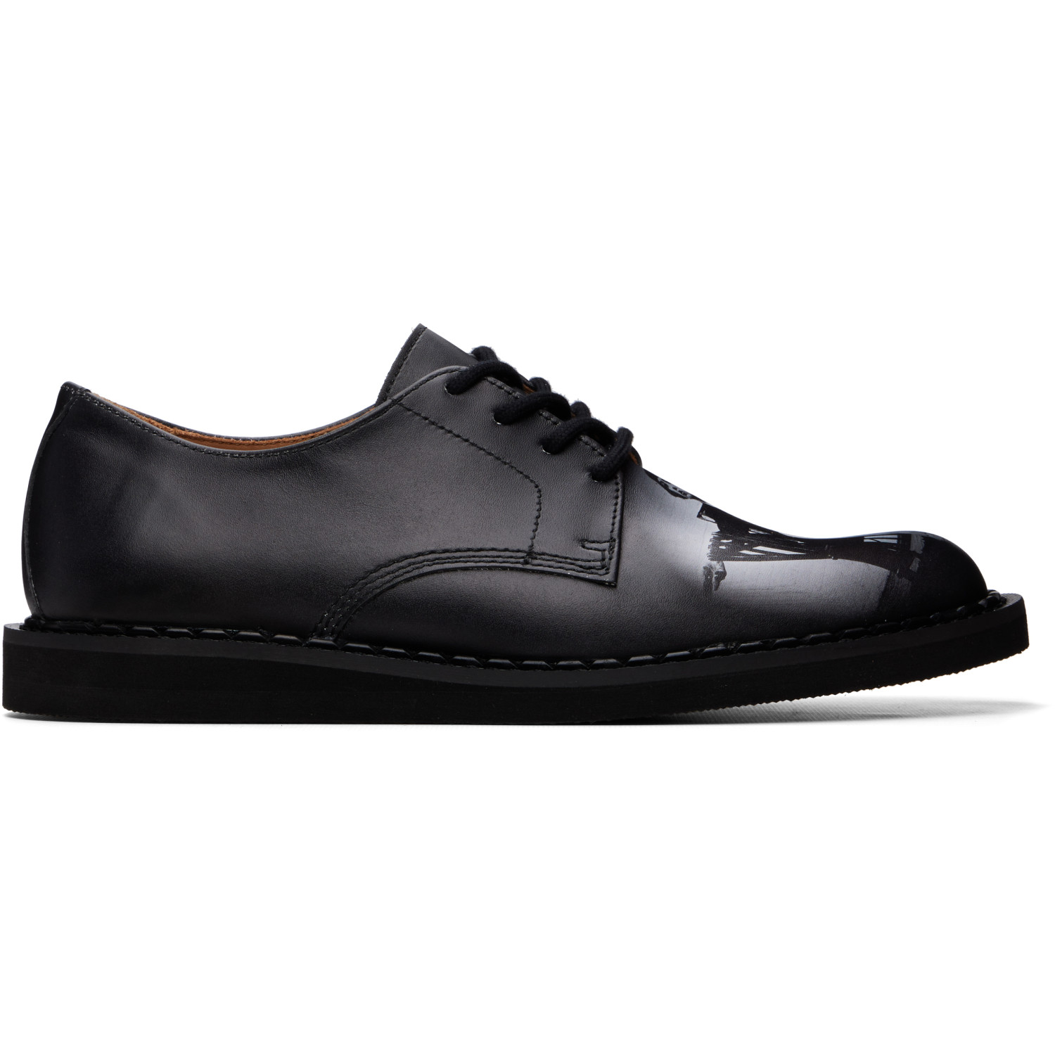 UNDERCOVER Black George Cox Edition 4 Eyelet Derbys