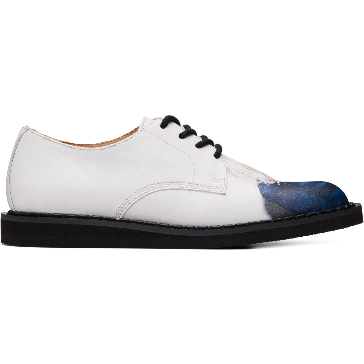 UNDERCOVER White George Cox Edition 4 Eyelet Derbys