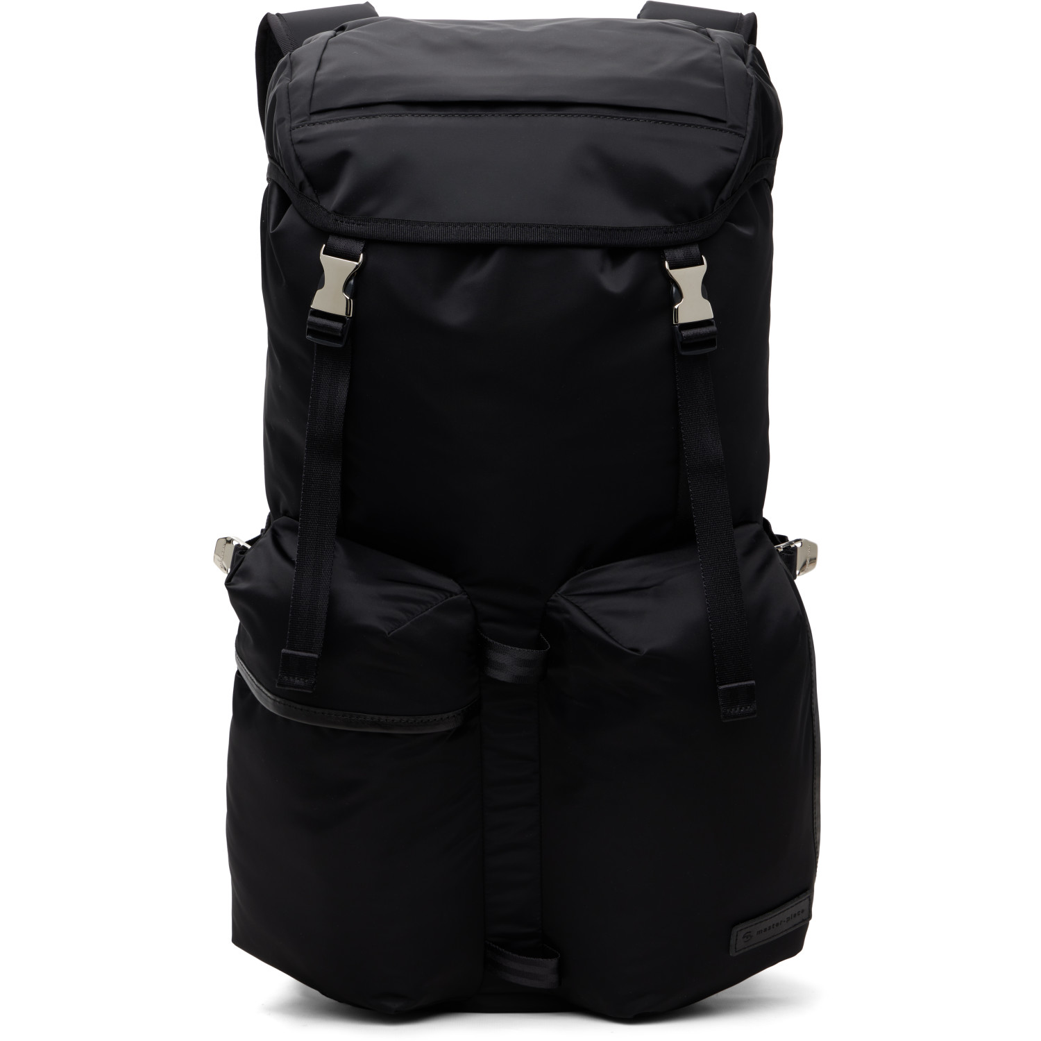 master-piece Black Lightning Double Pocket Flap Backpack