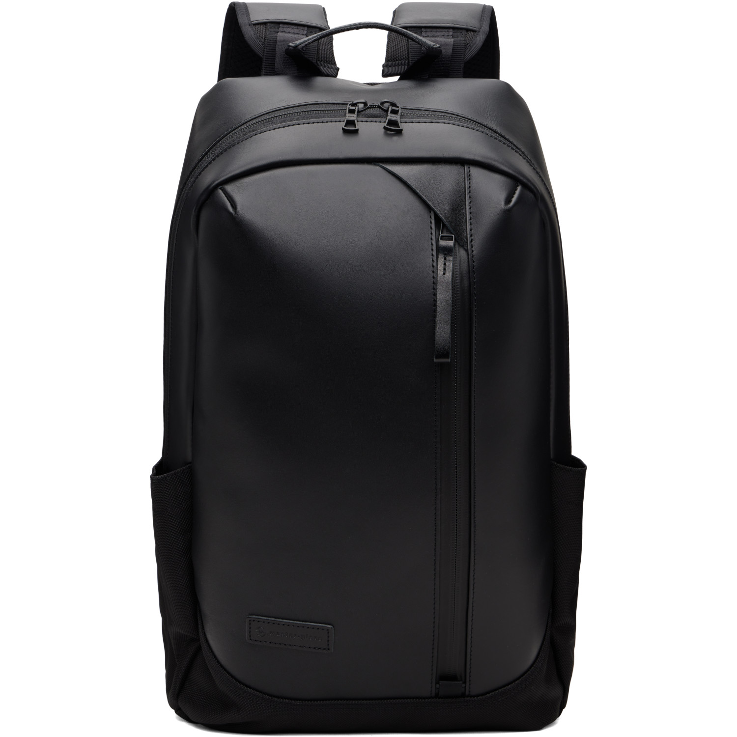 master-piece Black No.02482-l Slick Leather Daypack