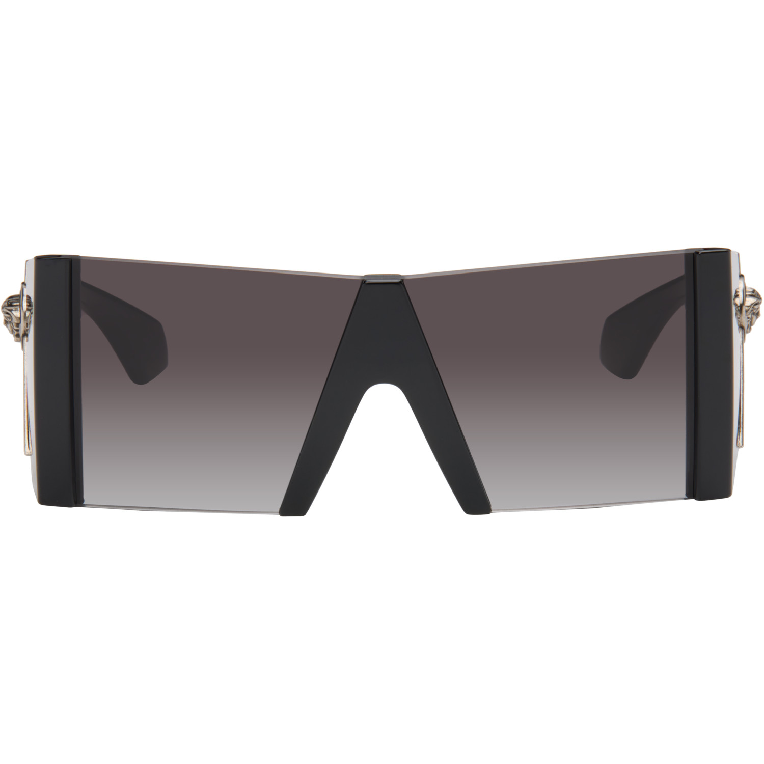 Versace Black Edge Mask Sunglasses