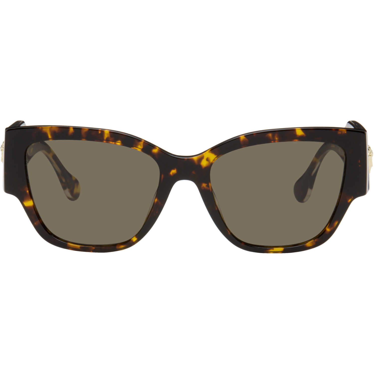Versace Brown Tortoiseshell Sunglasses