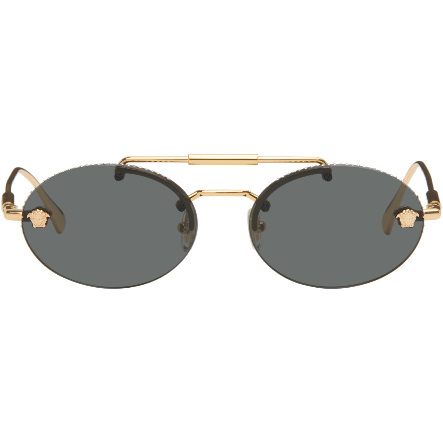 Versace Gold Medusa Light Sunglasses