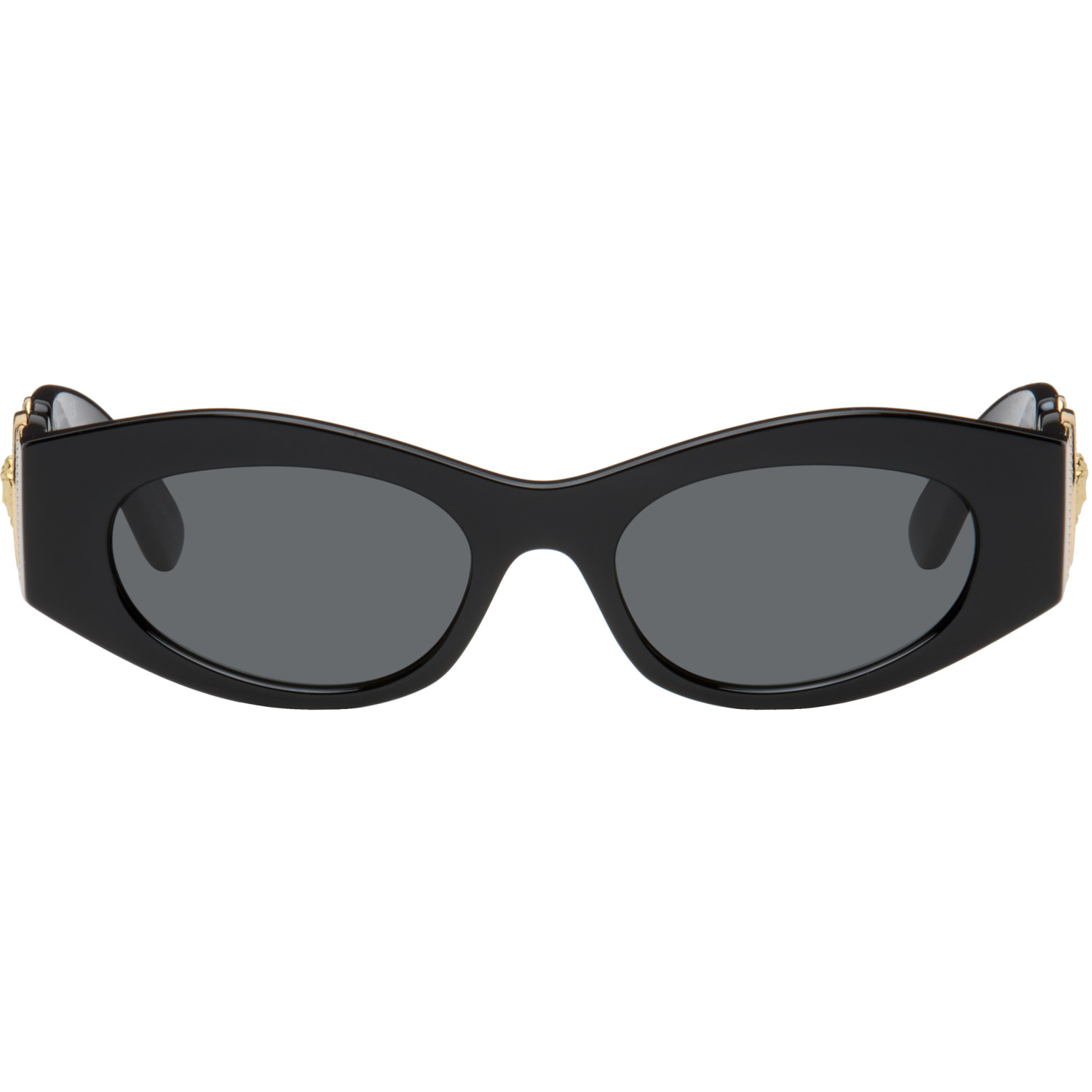 Versace Black Medusa Biggie Butterfly Sunglasses