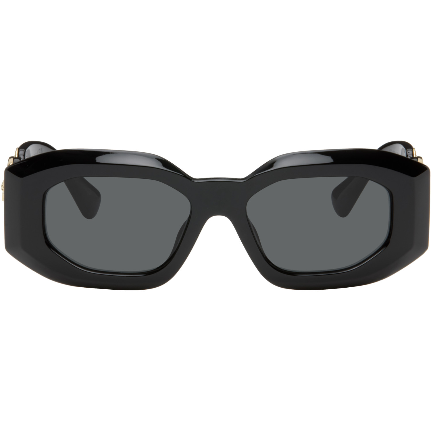 Versace Black Maxi Medusa Biggie Sunglasses