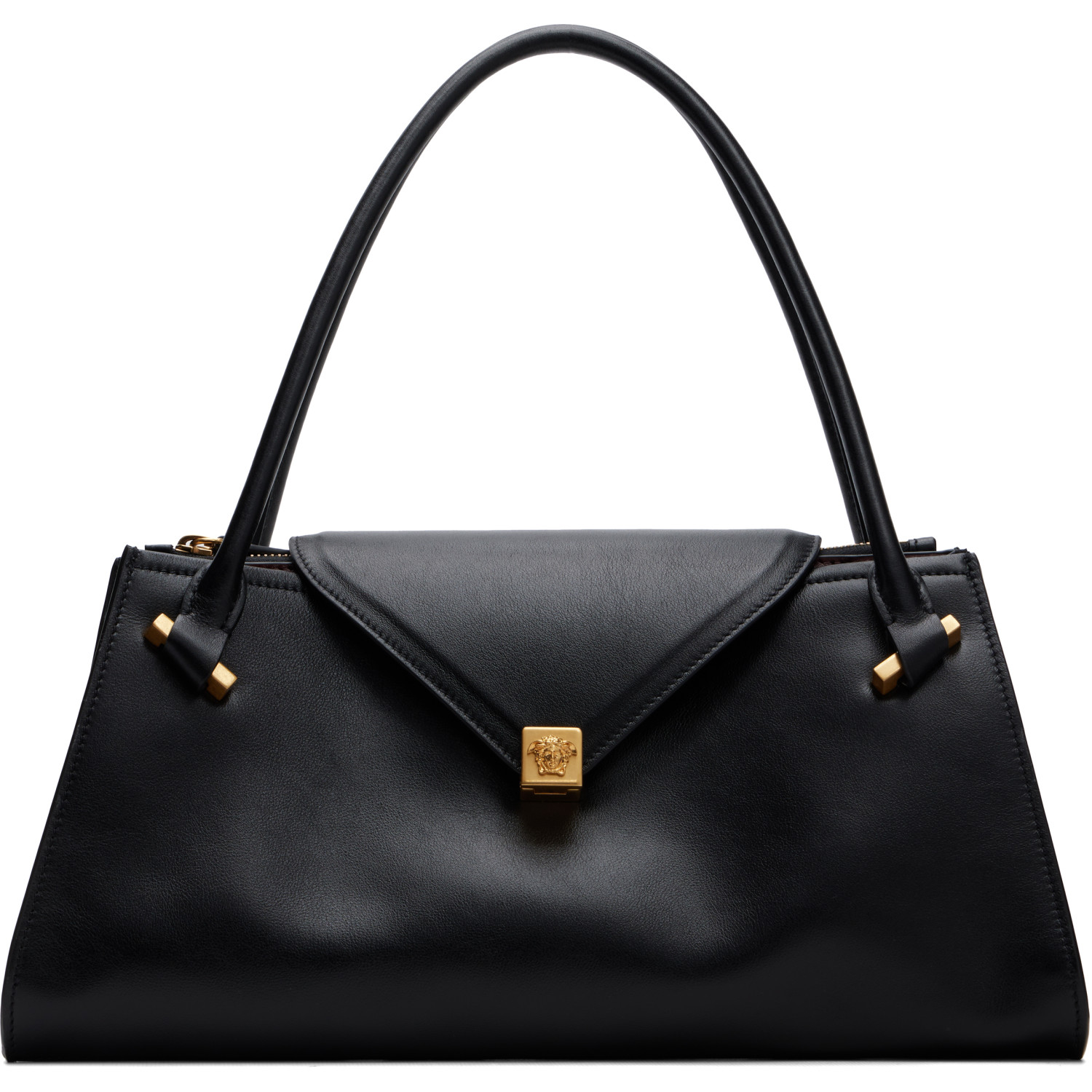 Versace Black Severine Leather Shoulder Bag