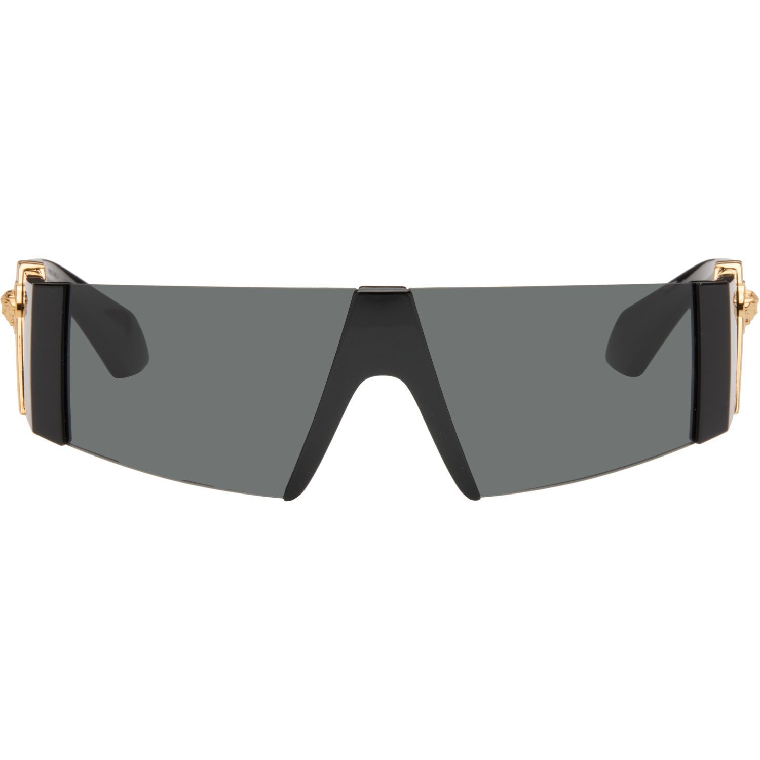 Versace Black Edge Mask Sunglasses