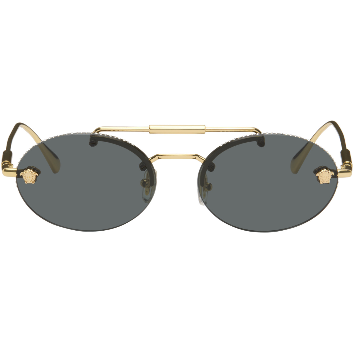 Versace Gold Medusa Sunglasses