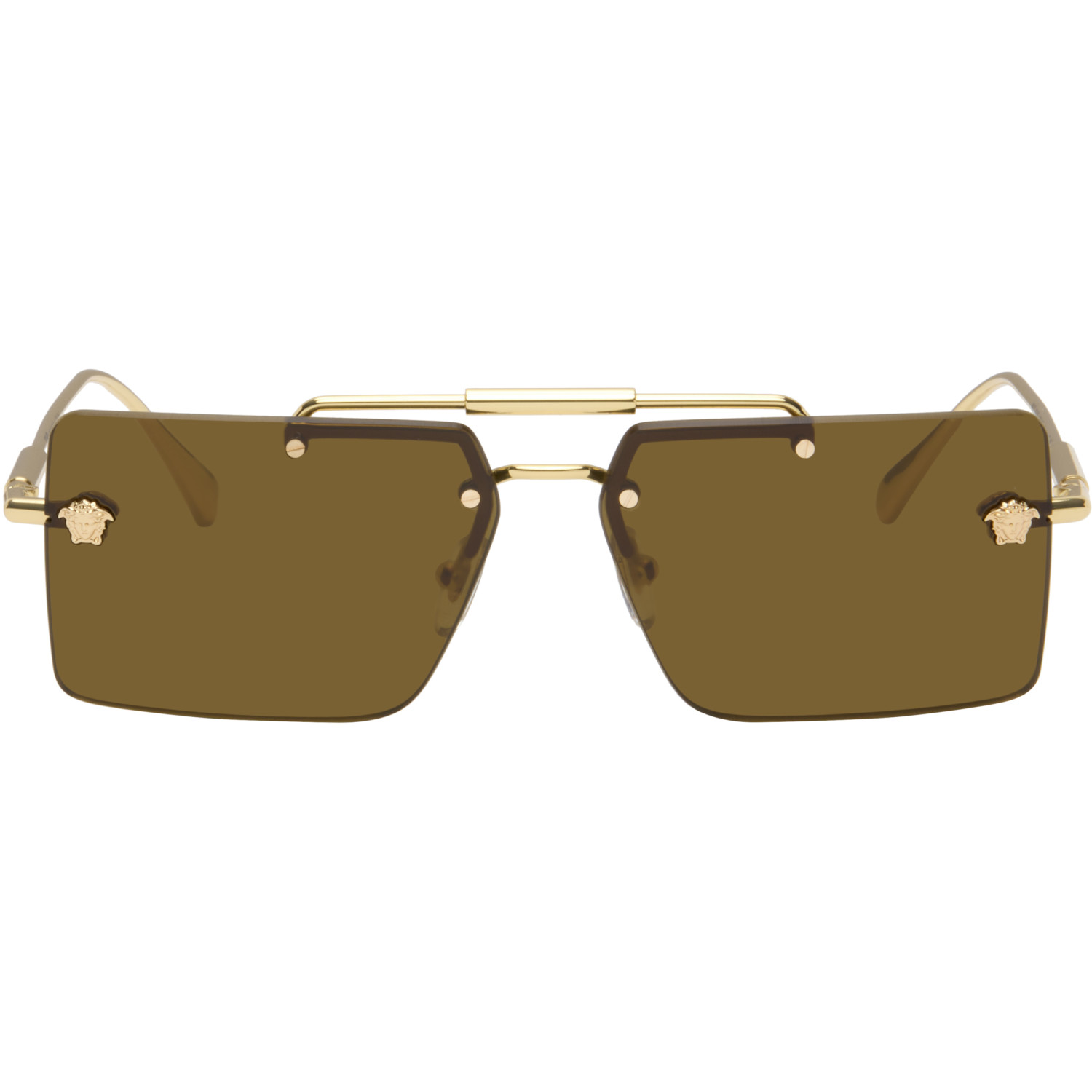 Versace Gold Medusa Sunglasses