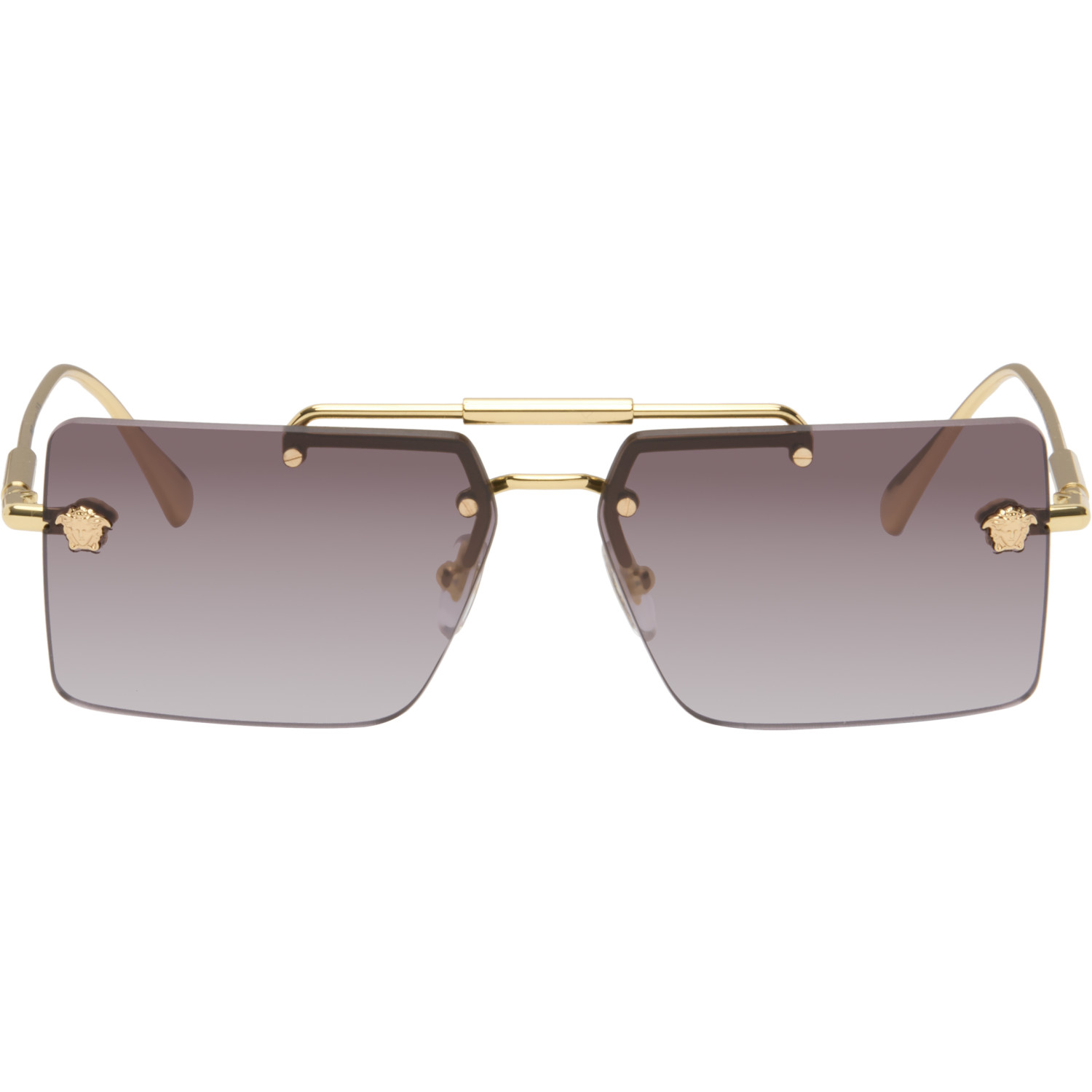 Versace Gold Medusa Sunglasses