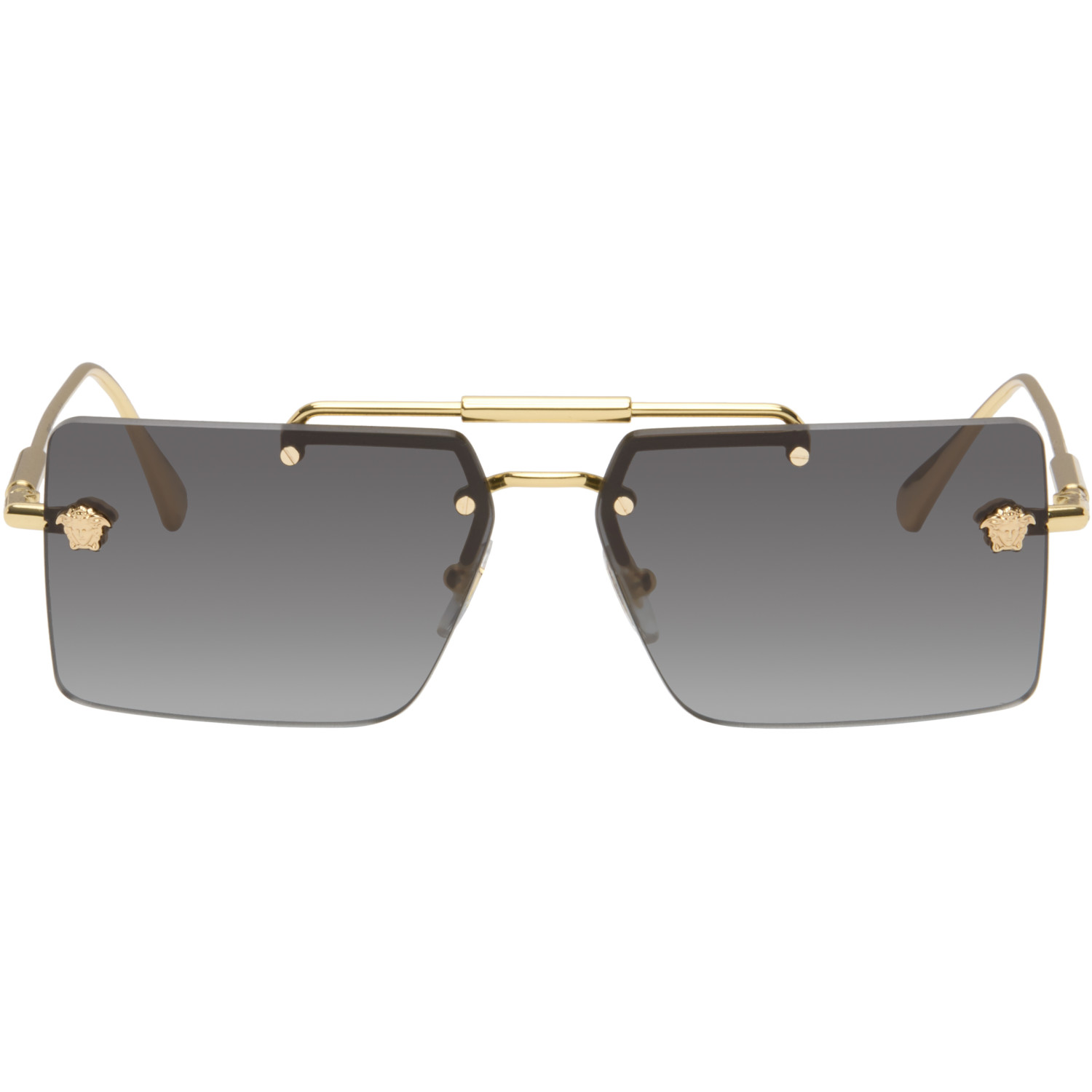 Versace Gold Medusa Sunglasses