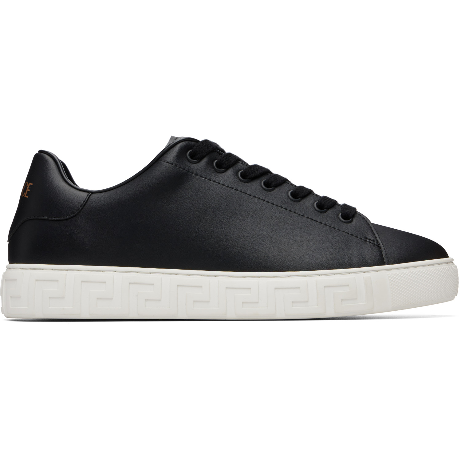 Versace Black Greca Nylon Sneakers
