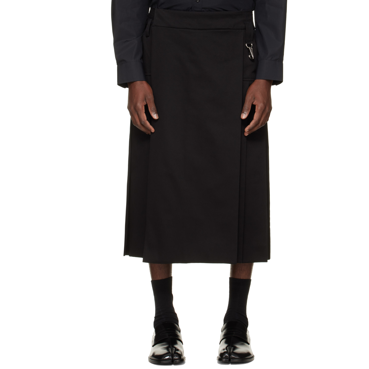 Simone Rocha Black Utility Clip Kilt