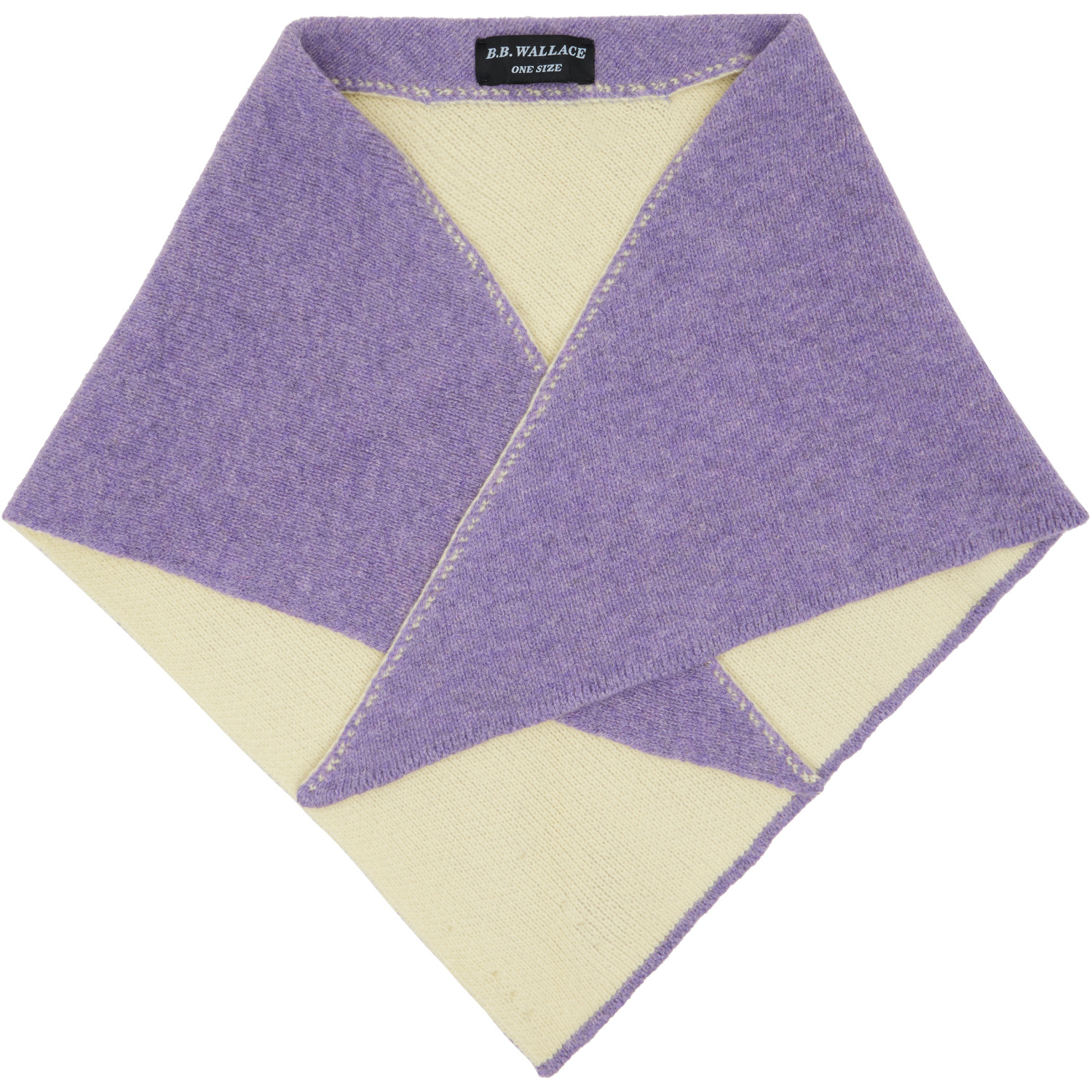 B.B. Wallace Purple & Yellow Adams Bandana Scarf