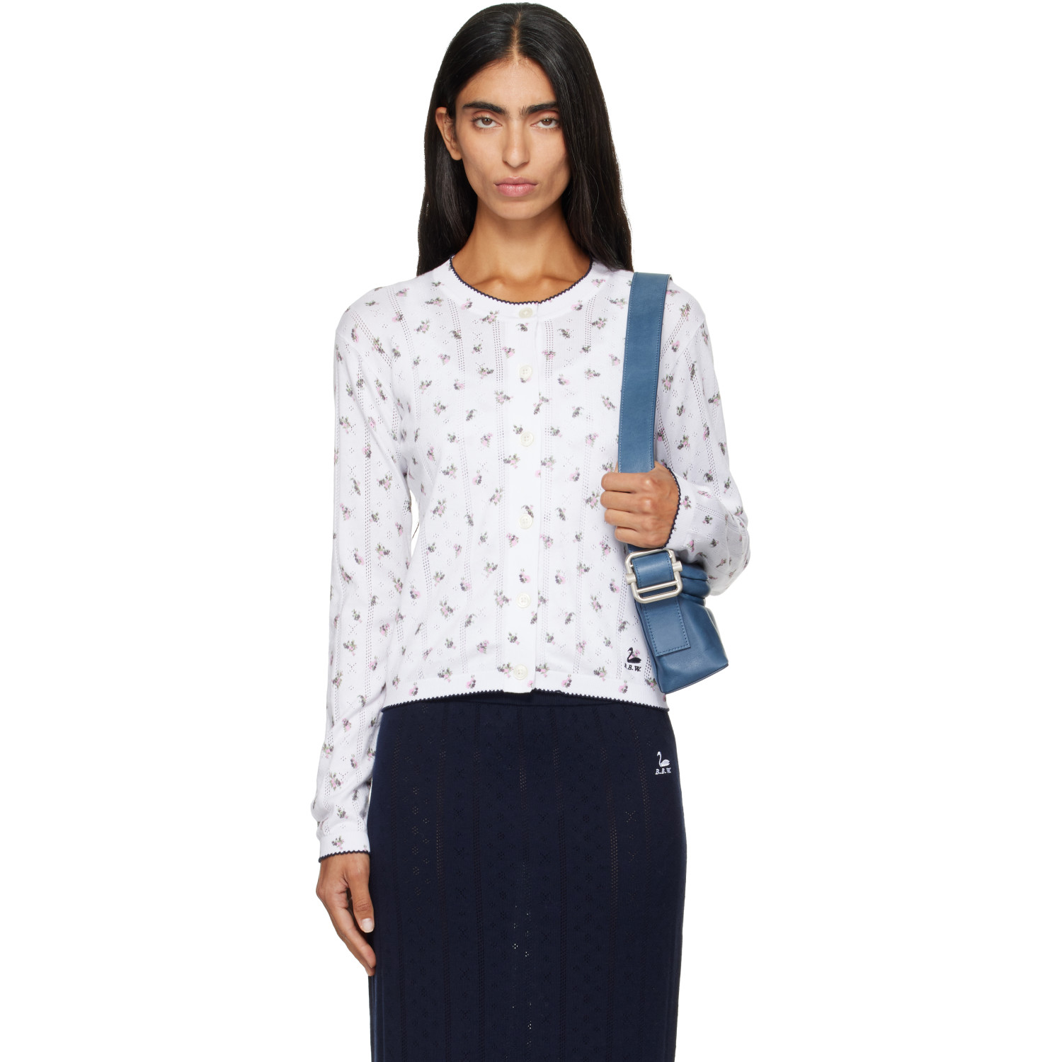 B.B. Wallace White Prince Cardigan