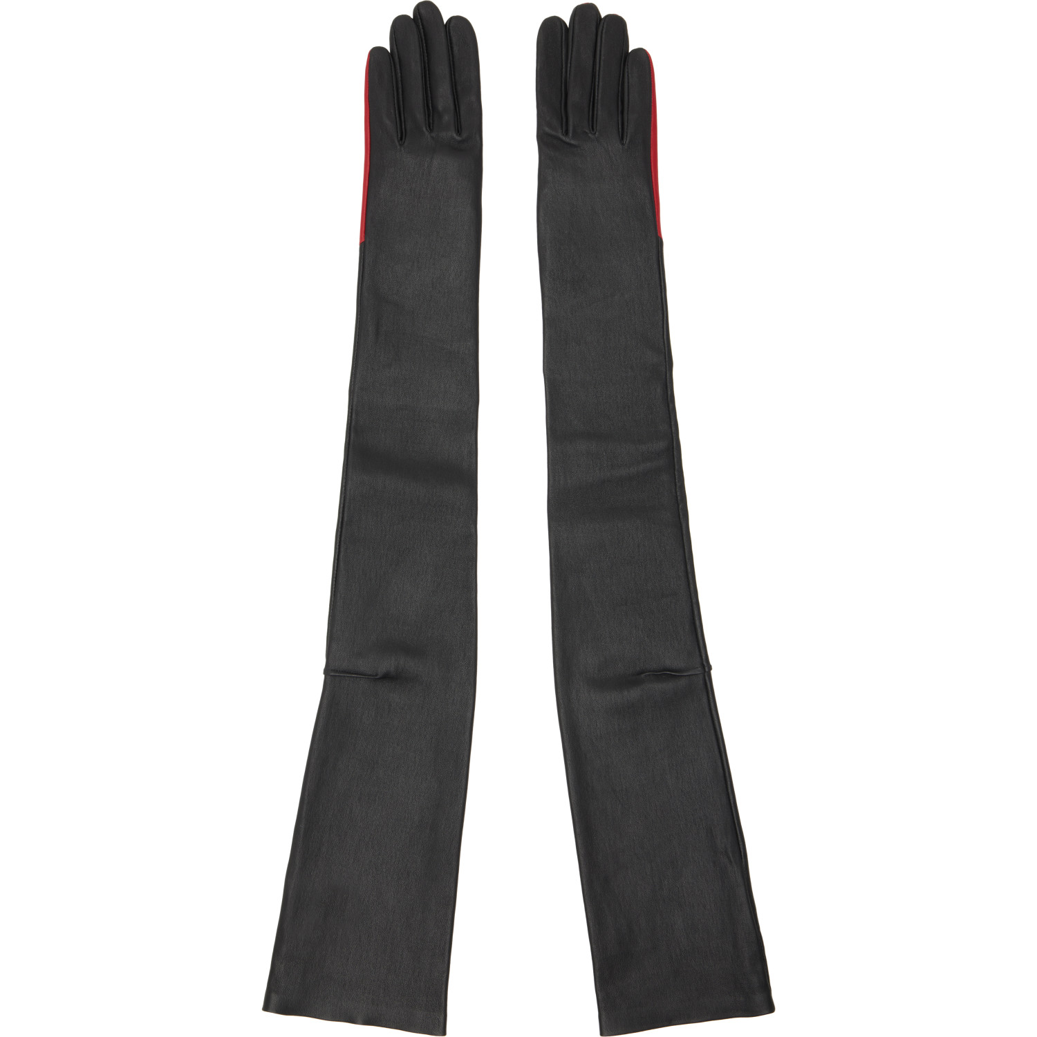 MATIÈRES FÉCALES Black Guilt Leather Gloves