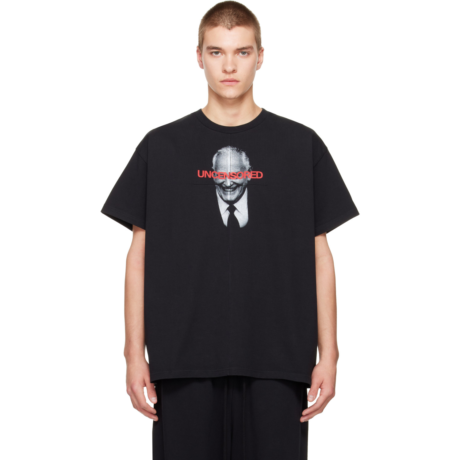 MATIÈRES FÉCALES Black Corporate Cannibal T-shirt