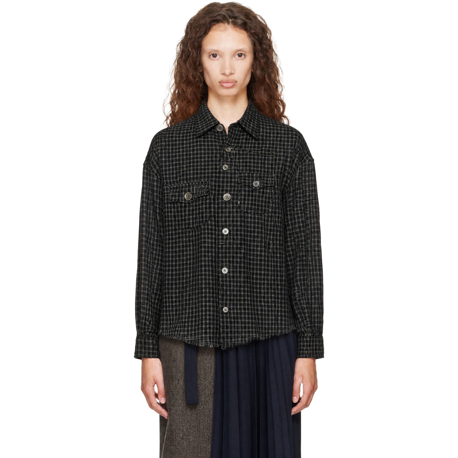 UNDERCOVER Black UC2F1402-1 Shirt