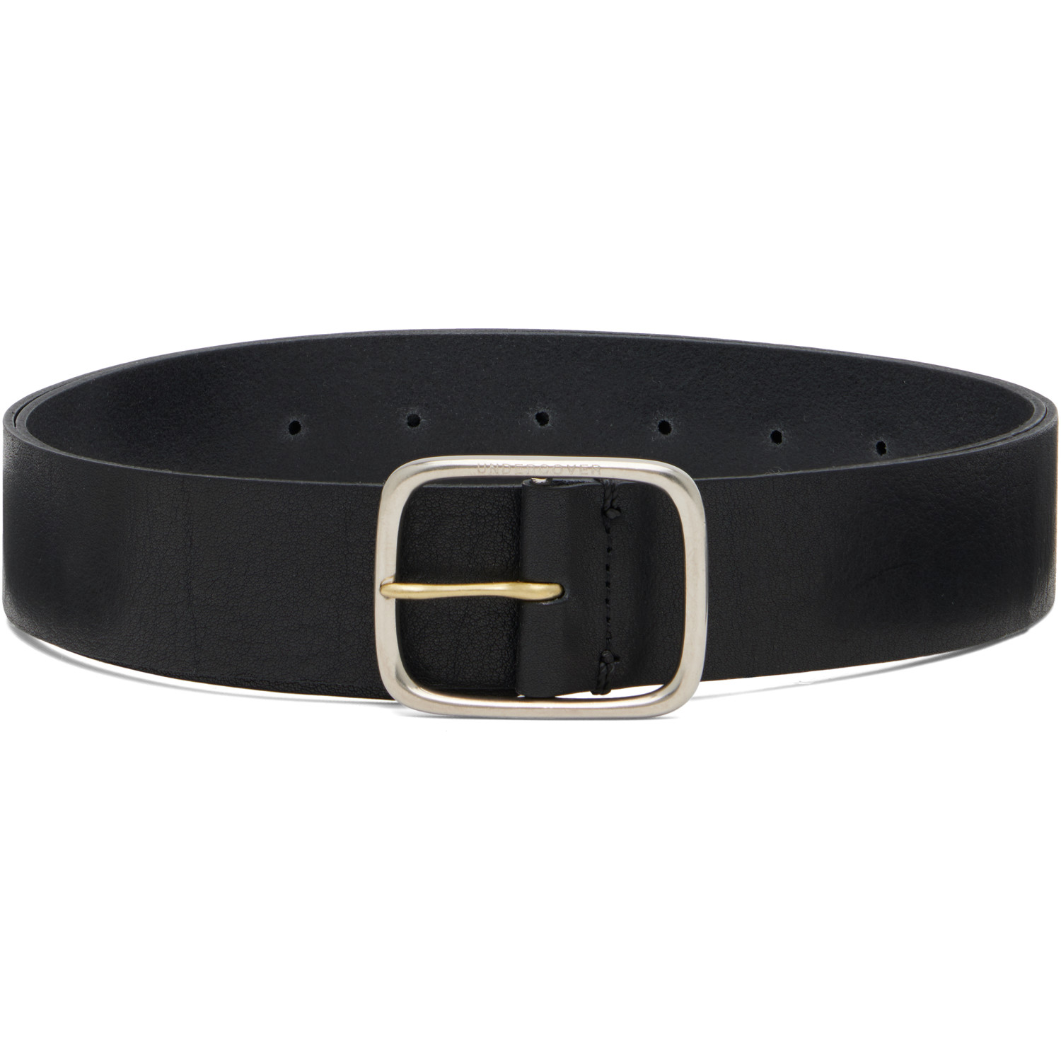 UNDERCOVER Black Leather Belt