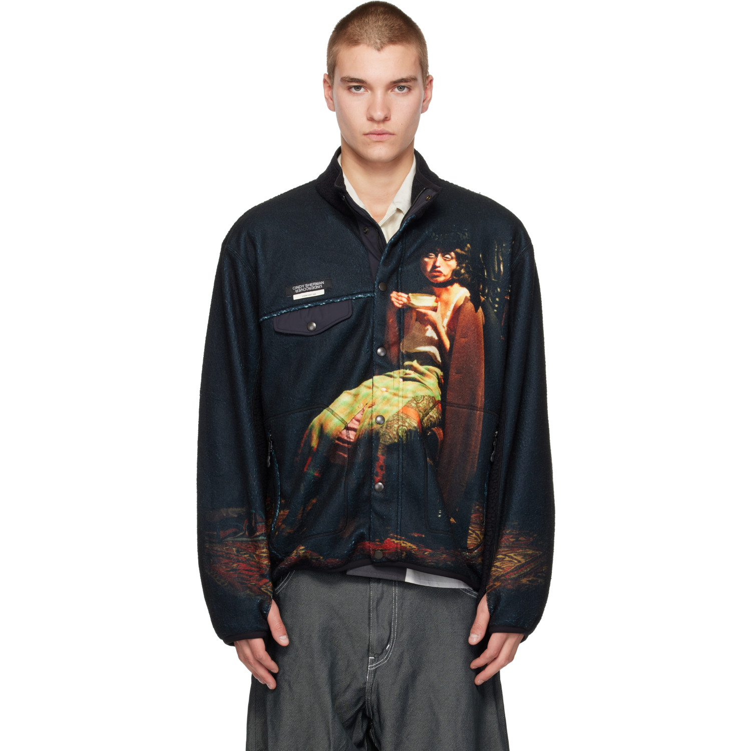 UNDERCOVER Black Cindy Sherman Blouson Jacket