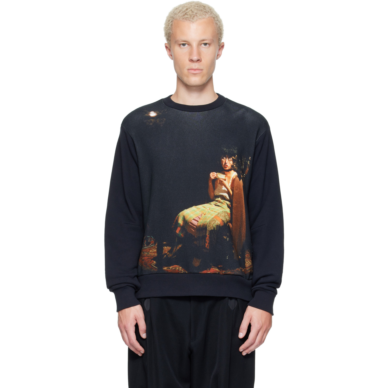 UNDERCOVER Black Cindy Sherman Sweater