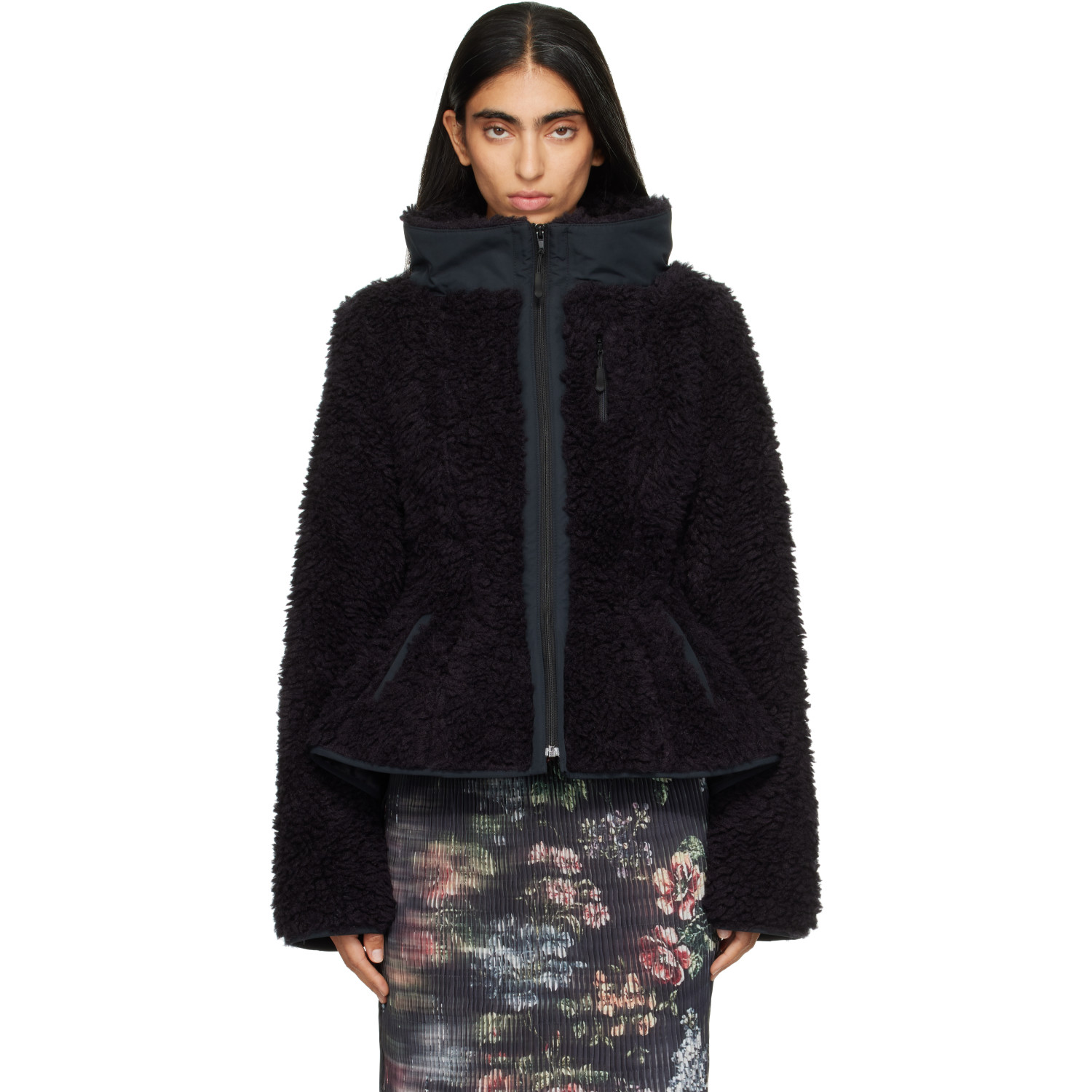 Petra Fagerstrom Black Bar Fleece Jacket
